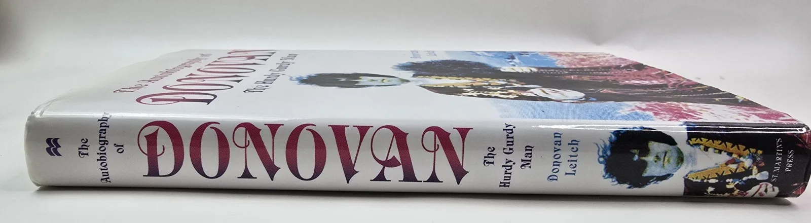 Signed Donovan The Hurdy Gurdy Man Hardcover 1990 DJ Autographed Copy, изображение 4
