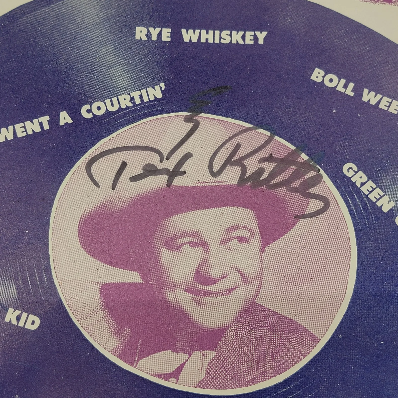 Tex Ritter Capitol Record Hits Song Folio Autographed Music Pub Inc 1948 16 pgs, изображение 2