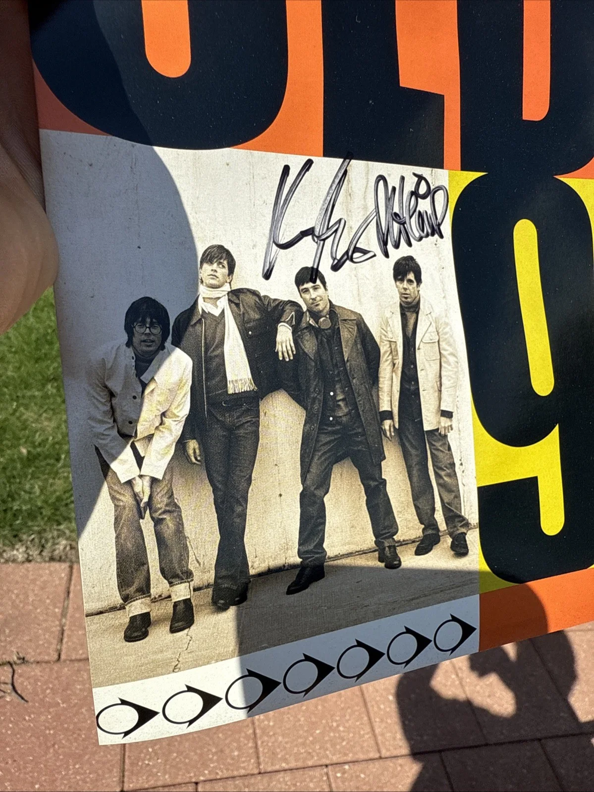Old 97s Signed Poster 3 Members Satellite Rides Autographed Rhett Miller 2001, изображение 3
