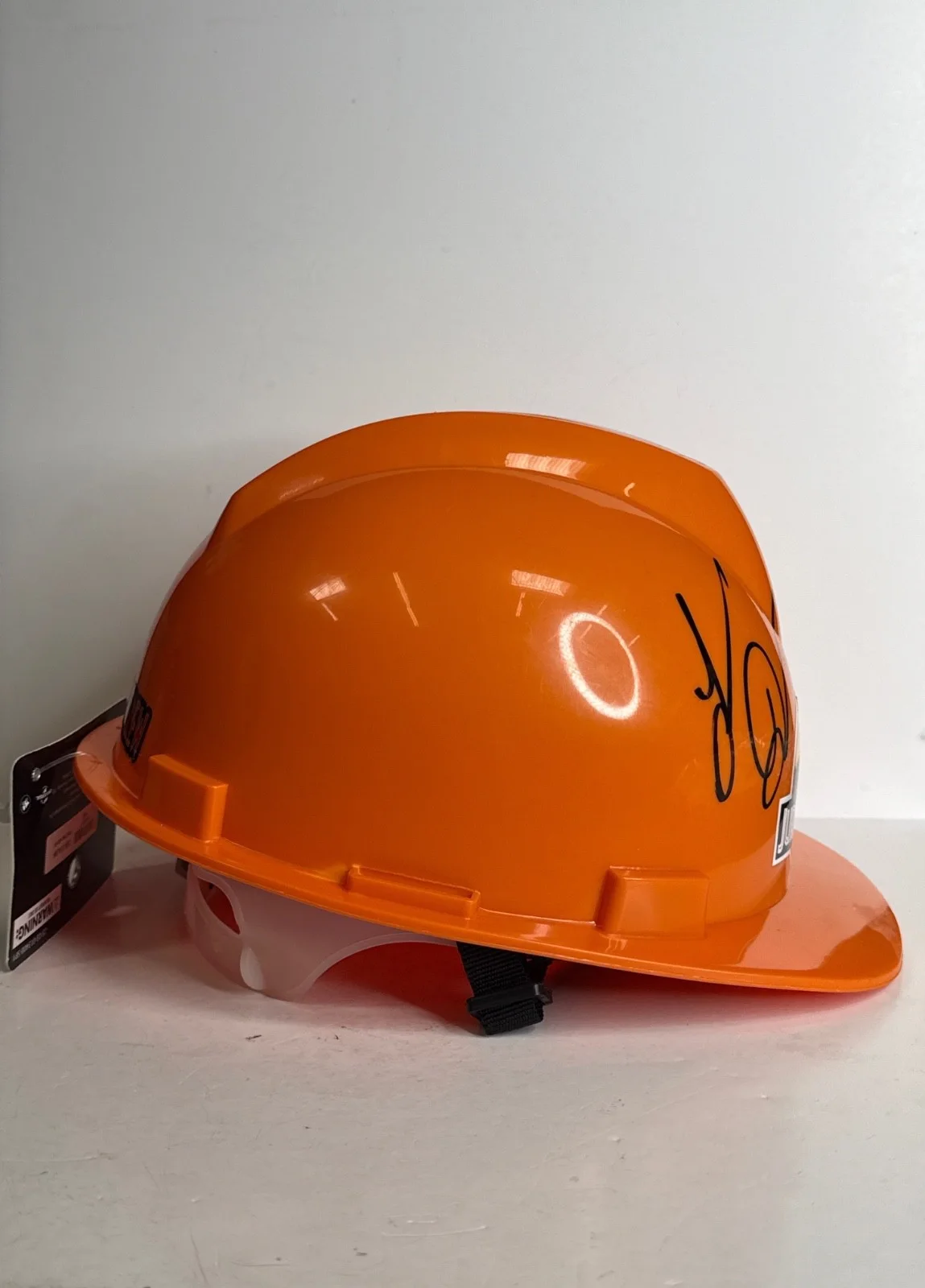 Laura Dern — Laura Dern Signed Replica Jurassic Park Orange Hard Hat RARE!! PSA AQ39481, image 4