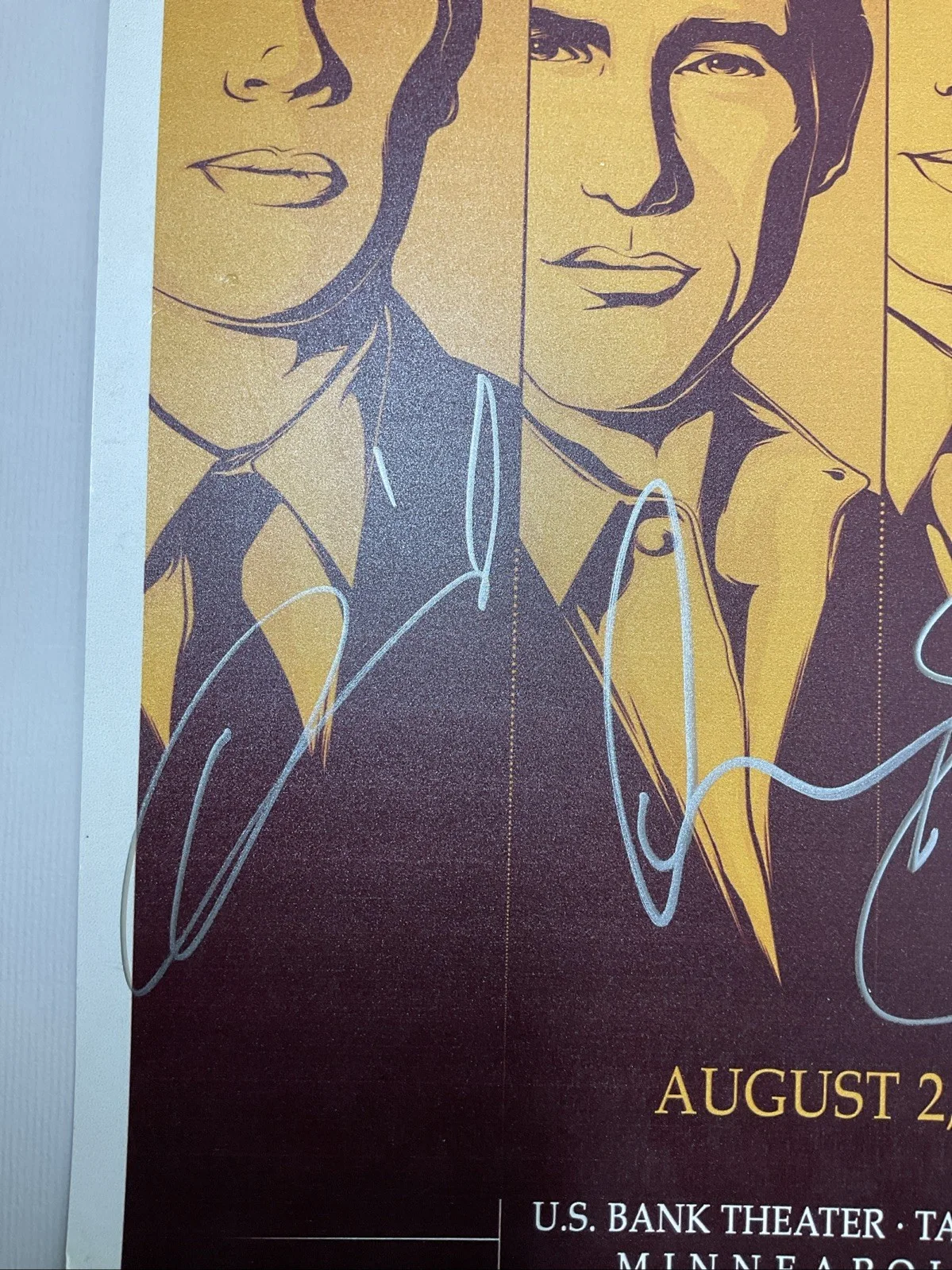 Il Divo - Very Rare Concert Tour Poster - 2012 - Signed by all 4 members!!, image 2