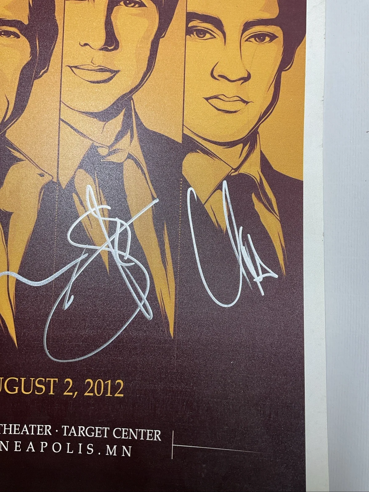 Il Divo - Very Rare Concert Tour Poster - 2012 - Signed by all 4 members!!, image 4