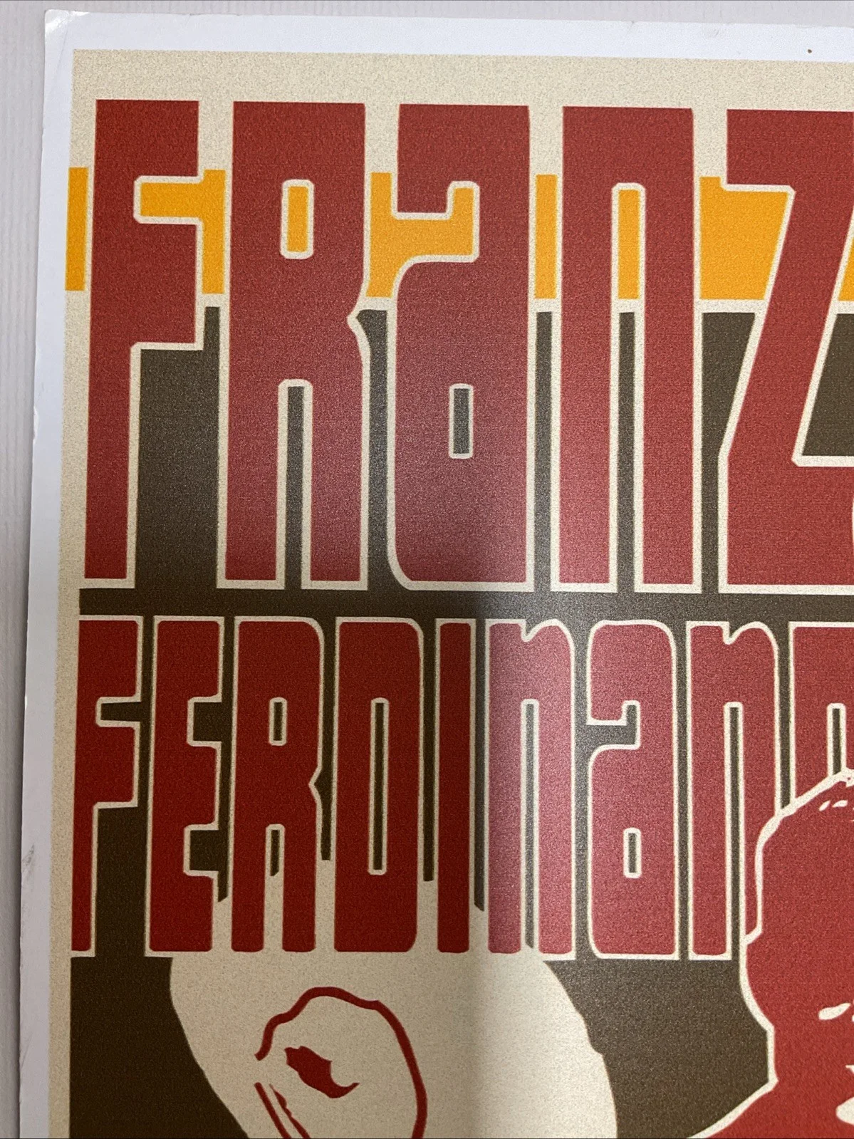 Franz Ferdinand - Very Rare Concert Poster Signed by the band!, image 5
