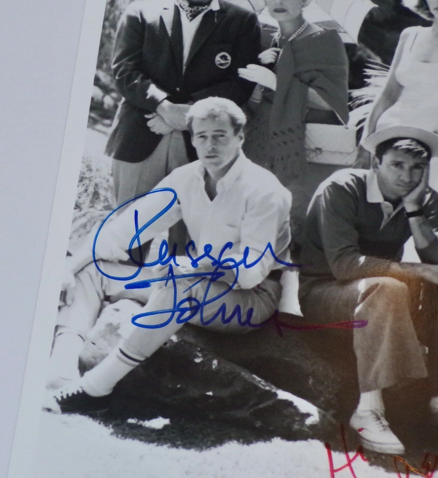Bob Denver, Russell Johnson — Gilligan's Island BOB DENVER & RUSSELL JOHNSON Signed 8x10 BAS COA Autograph LOA, image 2