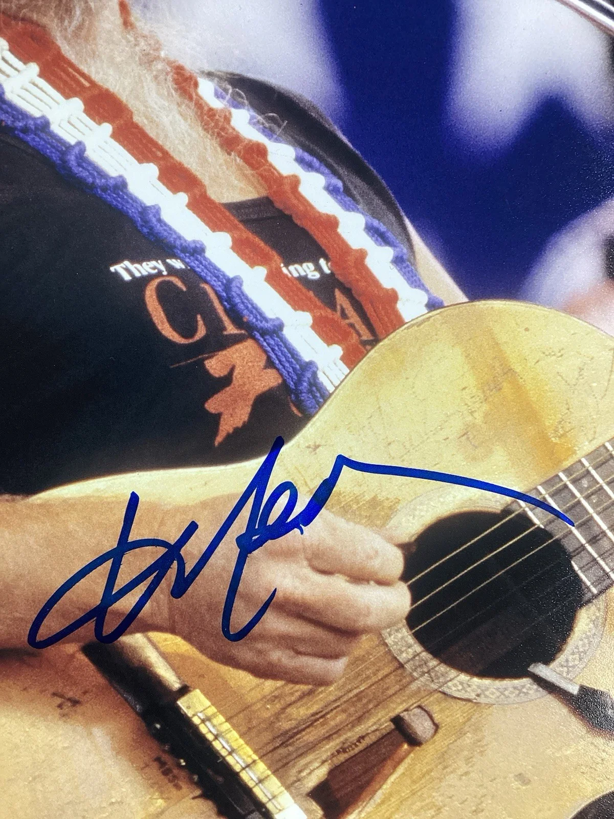 Willie Nelson Signed Photo 11x14 Music Country Icon Autograph PSA/DNA, изображение 2