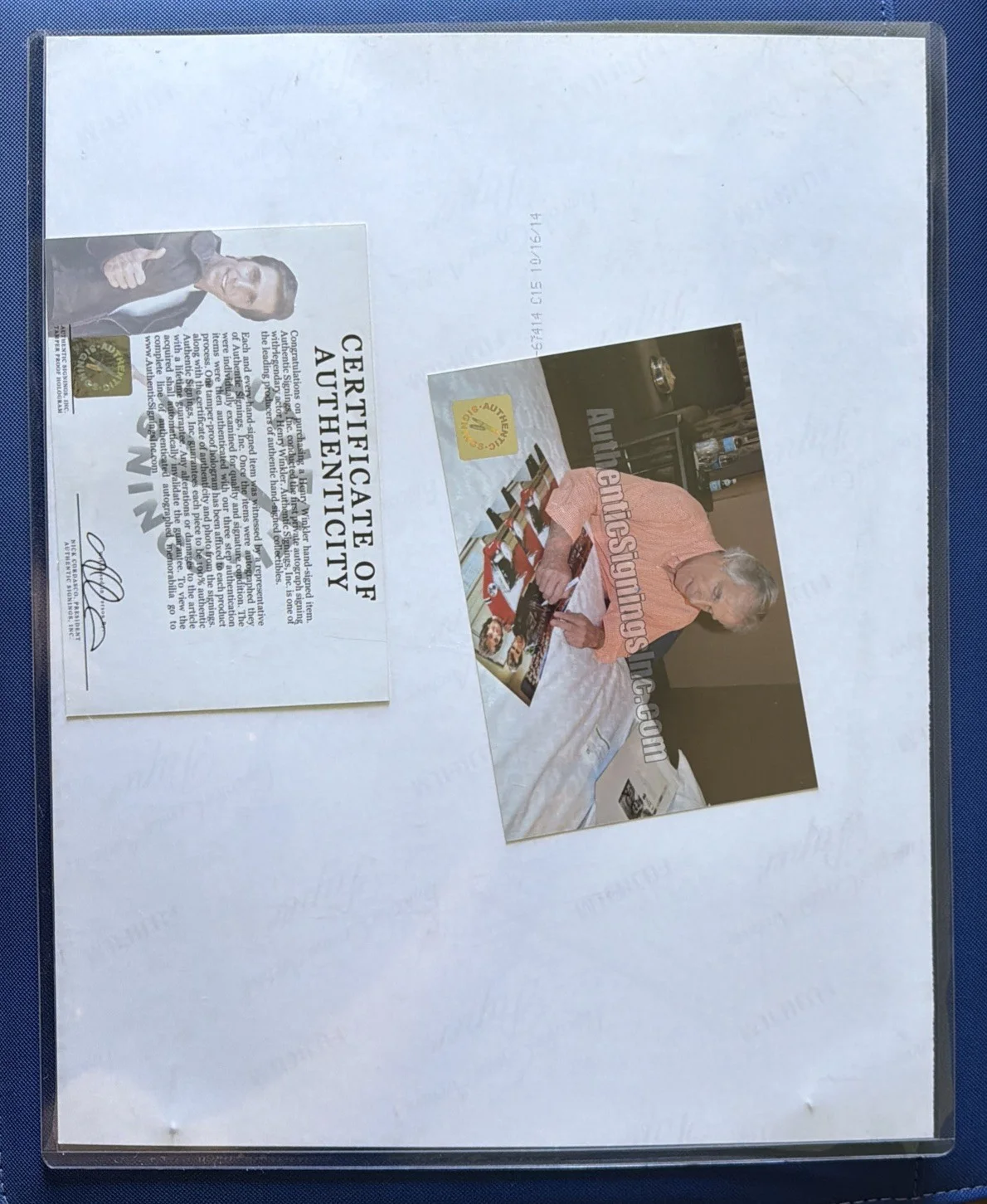 Henry Winkler — Henry Winkler Signed Photo 11x14 Happy Days Fonz Authentic Signings COA, изображение 2
