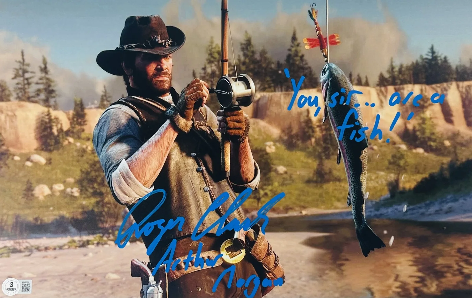 Roger Clark — Roger Clark signed 11x17 photo Red Dead Redemption Arthur Morgan autograph BAS 6