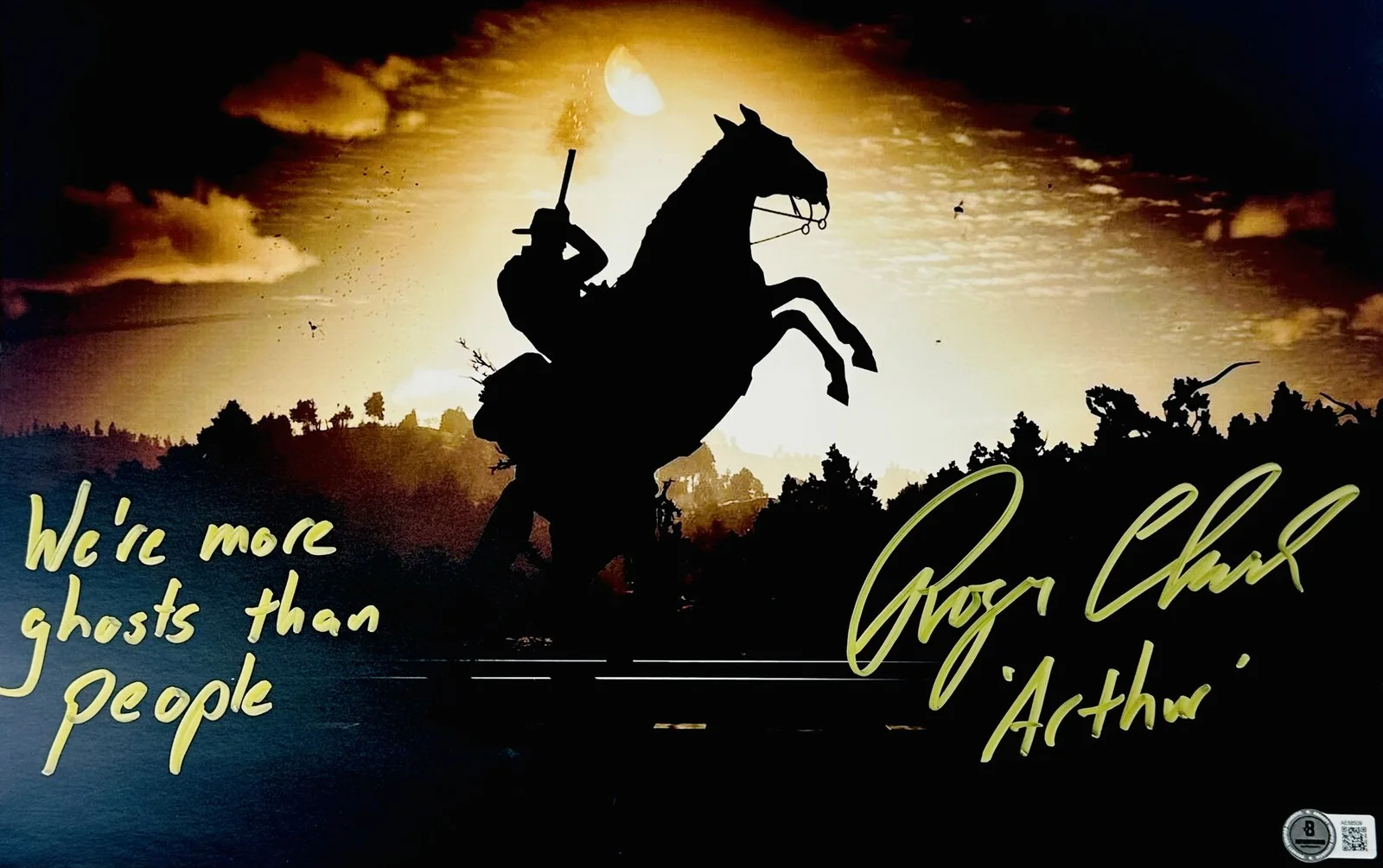 Roger Clark — Roger Clark signed 11x17 photo Red Dead Redemption Arthur Morgan autograph BAS 9