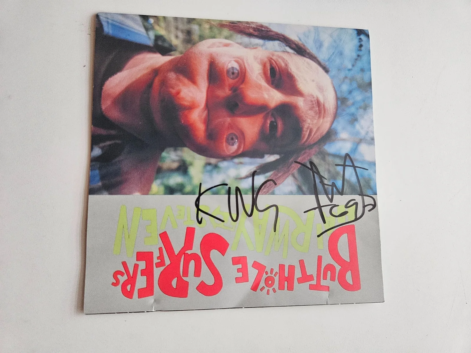 Butthole Surfers - Signed CD King Coffey - Hairway to Steven -T&G29 1996 Aragon, изображение 3