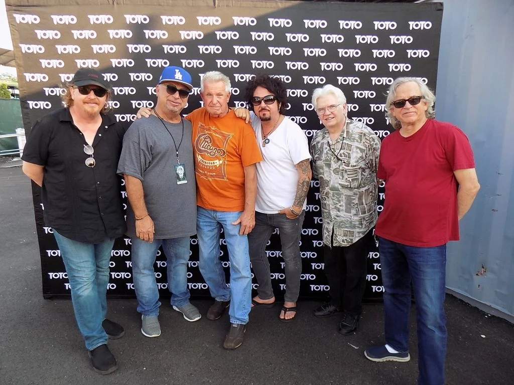 TOTO BAND Signed in person 14" Drumhead, изображение 2