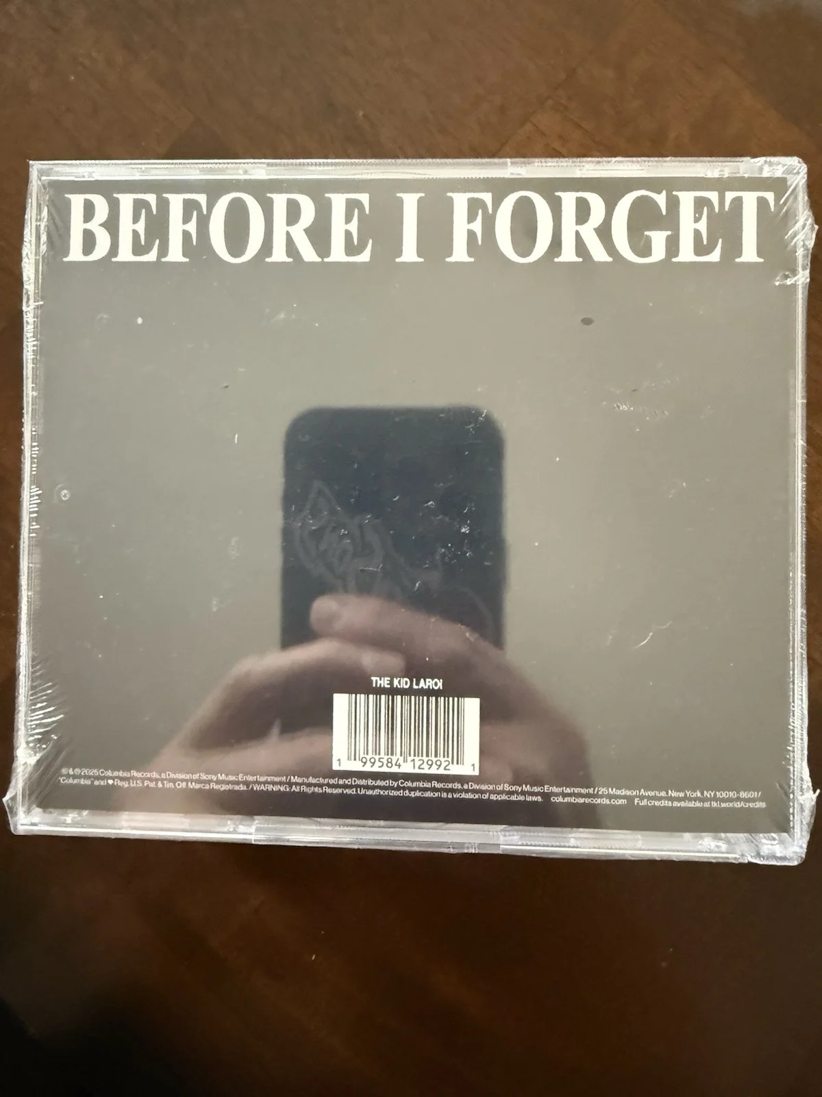 The Kid Laroi Signed Autographed Before I Forget CD In Hand, image 2