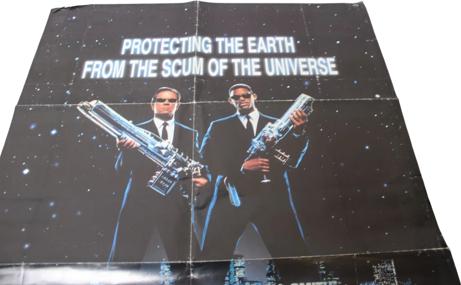 Men In Black Mib Movie Poster - Tommy Lee Jones Will Smith - Original Film Art, изображение 2