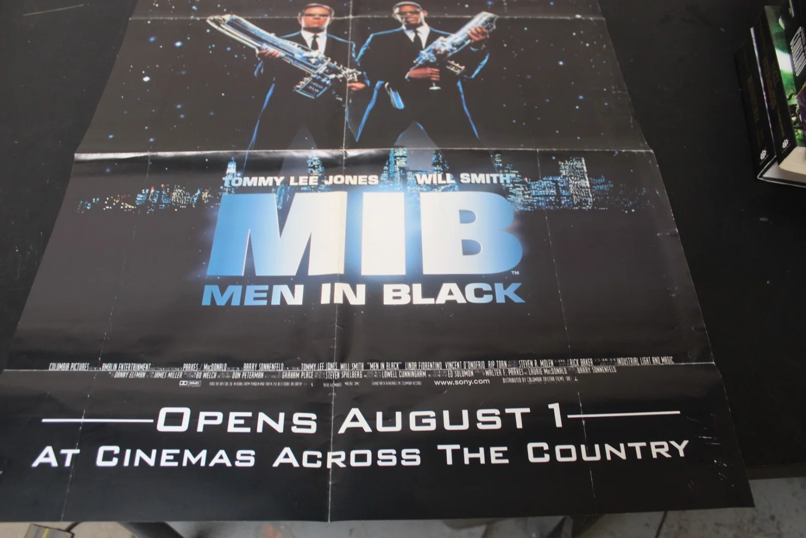 Men In Black Mib Movie Poster - Tommy Lee Jones Will Smith - Original Film Art, изображение 3