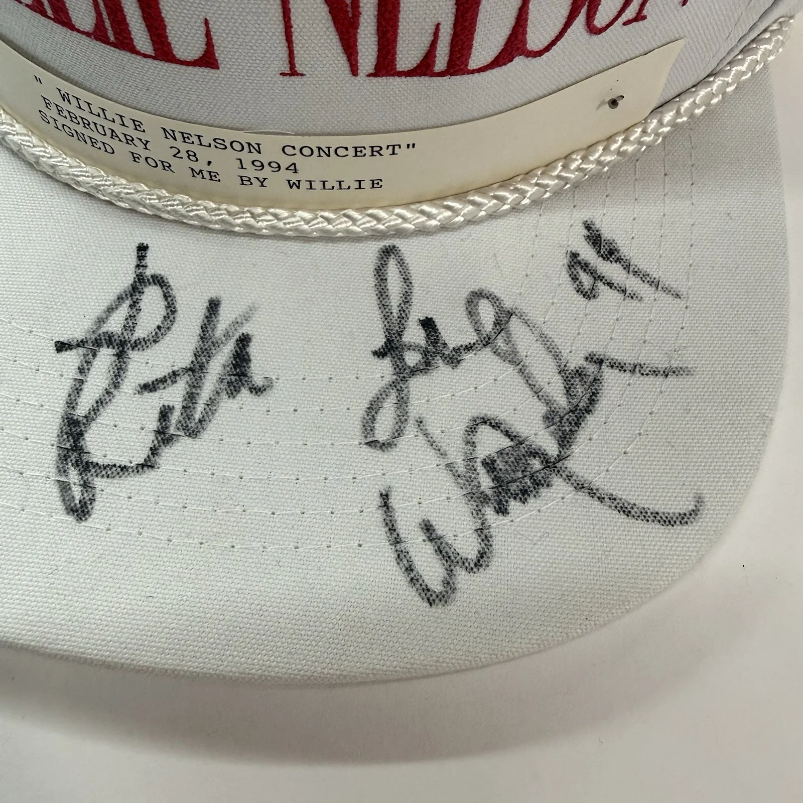 WILLIE NELSON 🏜️🇺🇸 Signed Hat Autograph RARE PSA COA, image 2