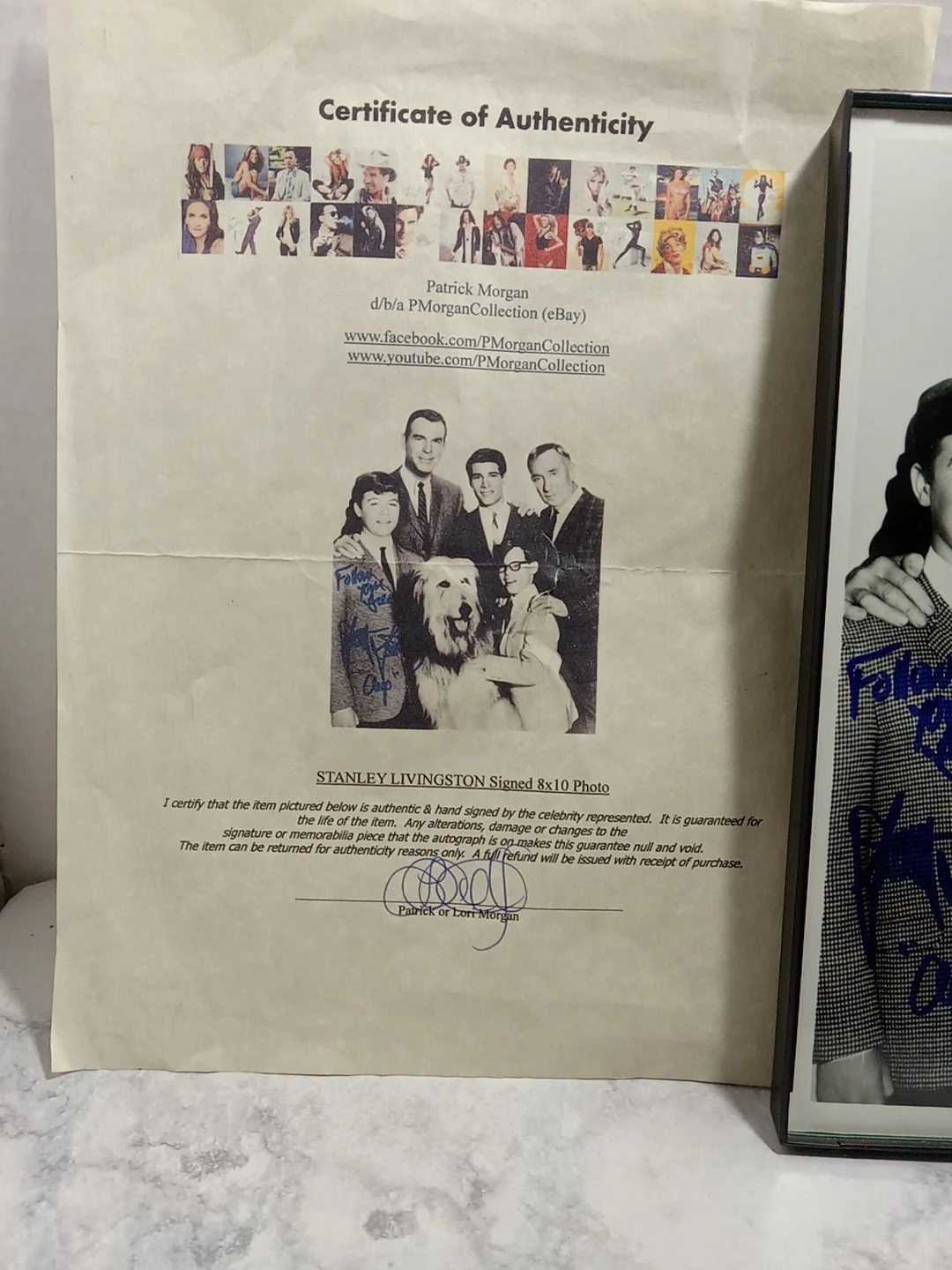 Stanley Livingston — My 3 sons Photo Signed by Stanley Livingston With certificate of authenticity, изображение 3