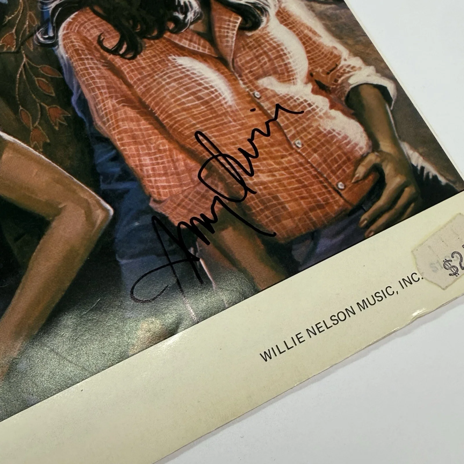 WILLIE NELSON 🇺🇸🏜️ Signed Sheet Music + Amy Irving Autograph RARE PSA COA, image 3