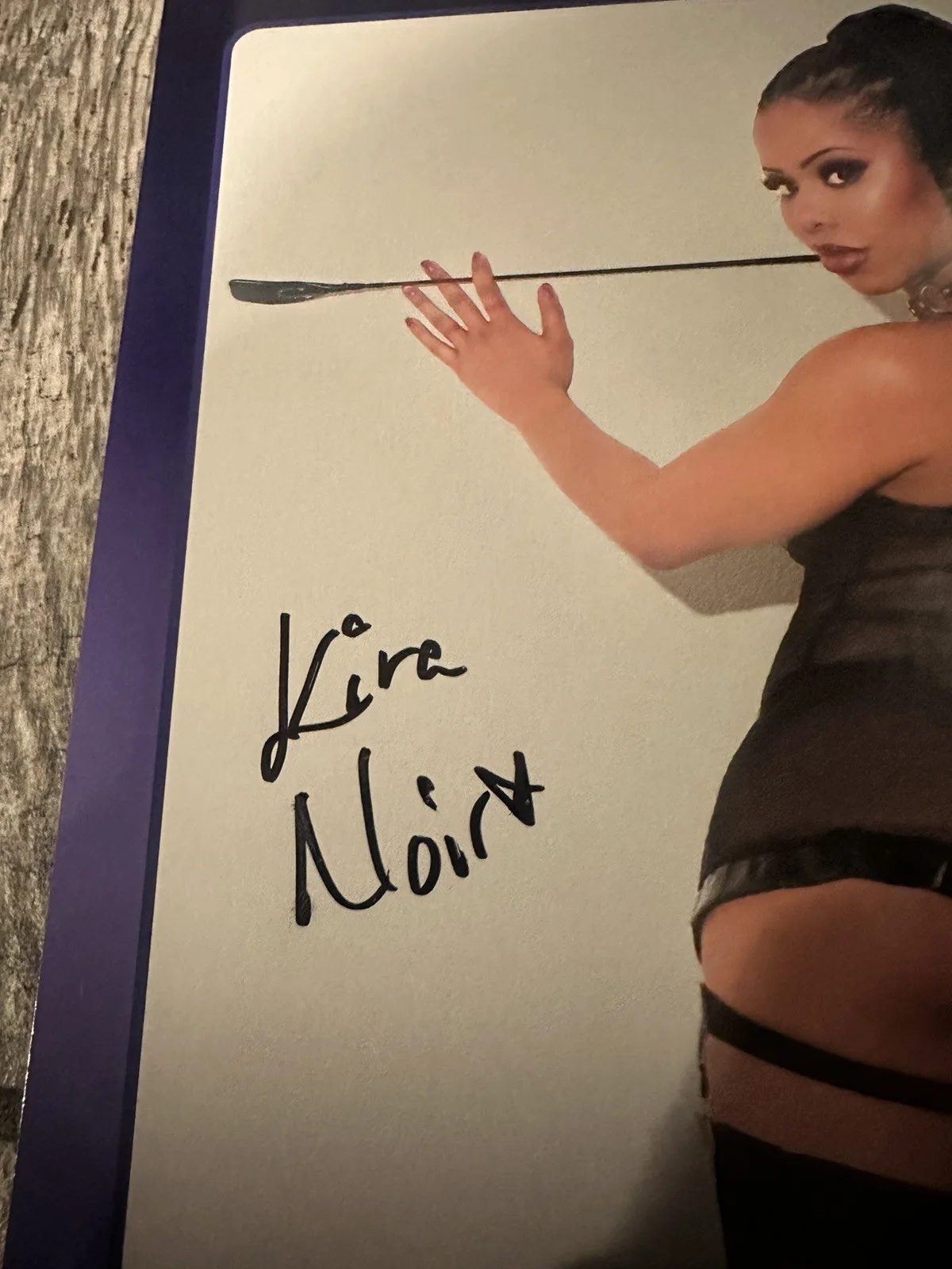 KIRA NOIR SIGNED 8X10 PROMO PHOTO STAR AUTOGRAPHED PSA COA MODEL DANCER ADULT, изображение 3