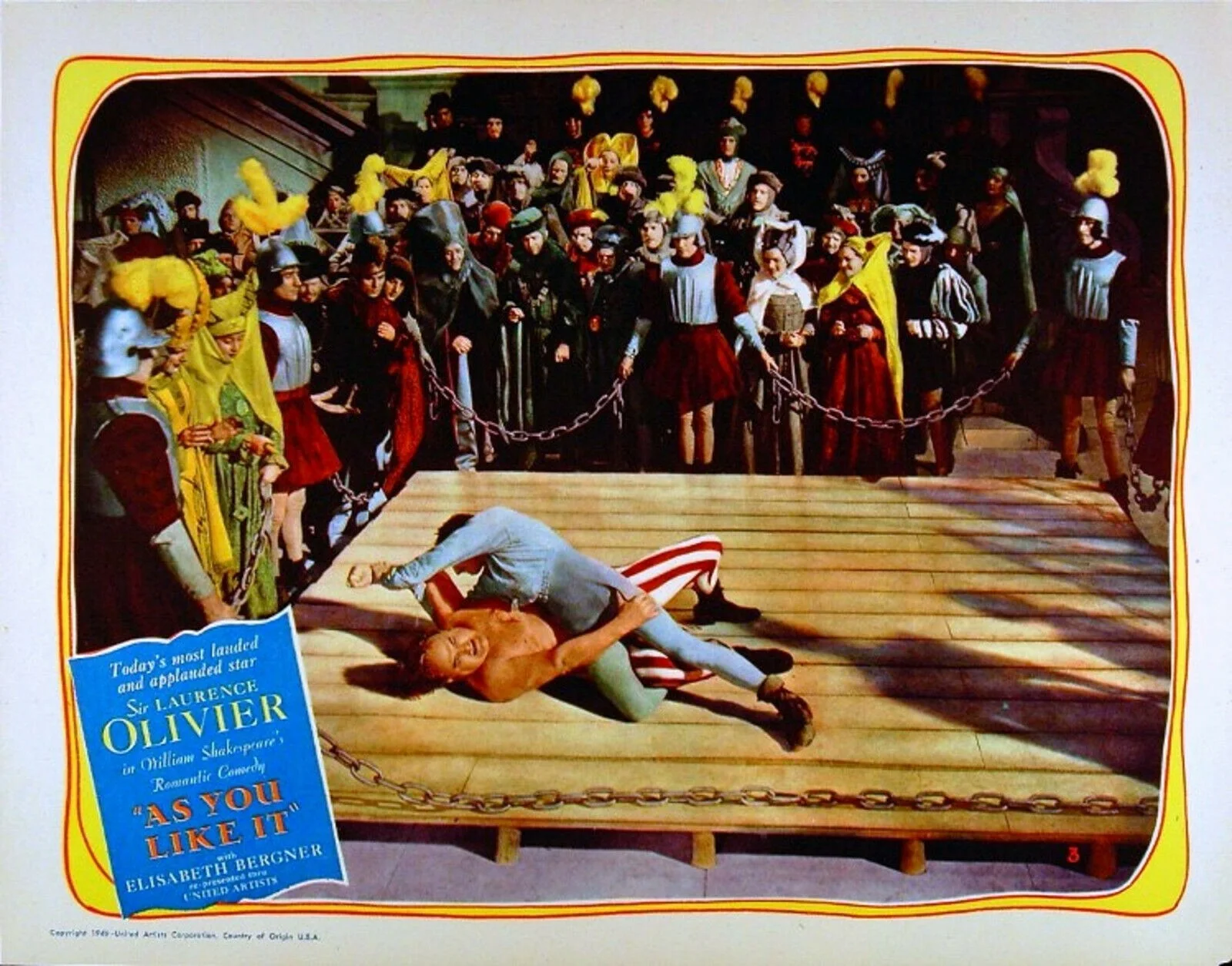 AS YOU LIKE IT 1936 Laurence Olivier Elisabeth Bergner SHAKESPEARE 6 LOBBY CARDS, изображение 2