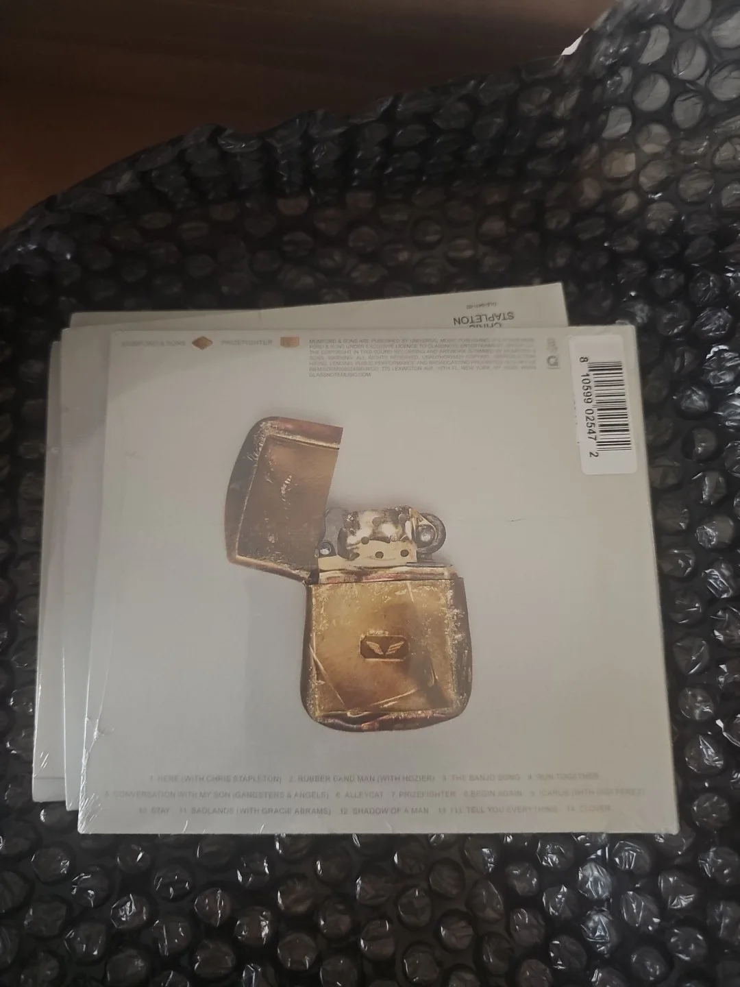 Mumford and Sons - Prizefighter CD PRESALE SIGNED Indie Exclusive In Hand, image 2