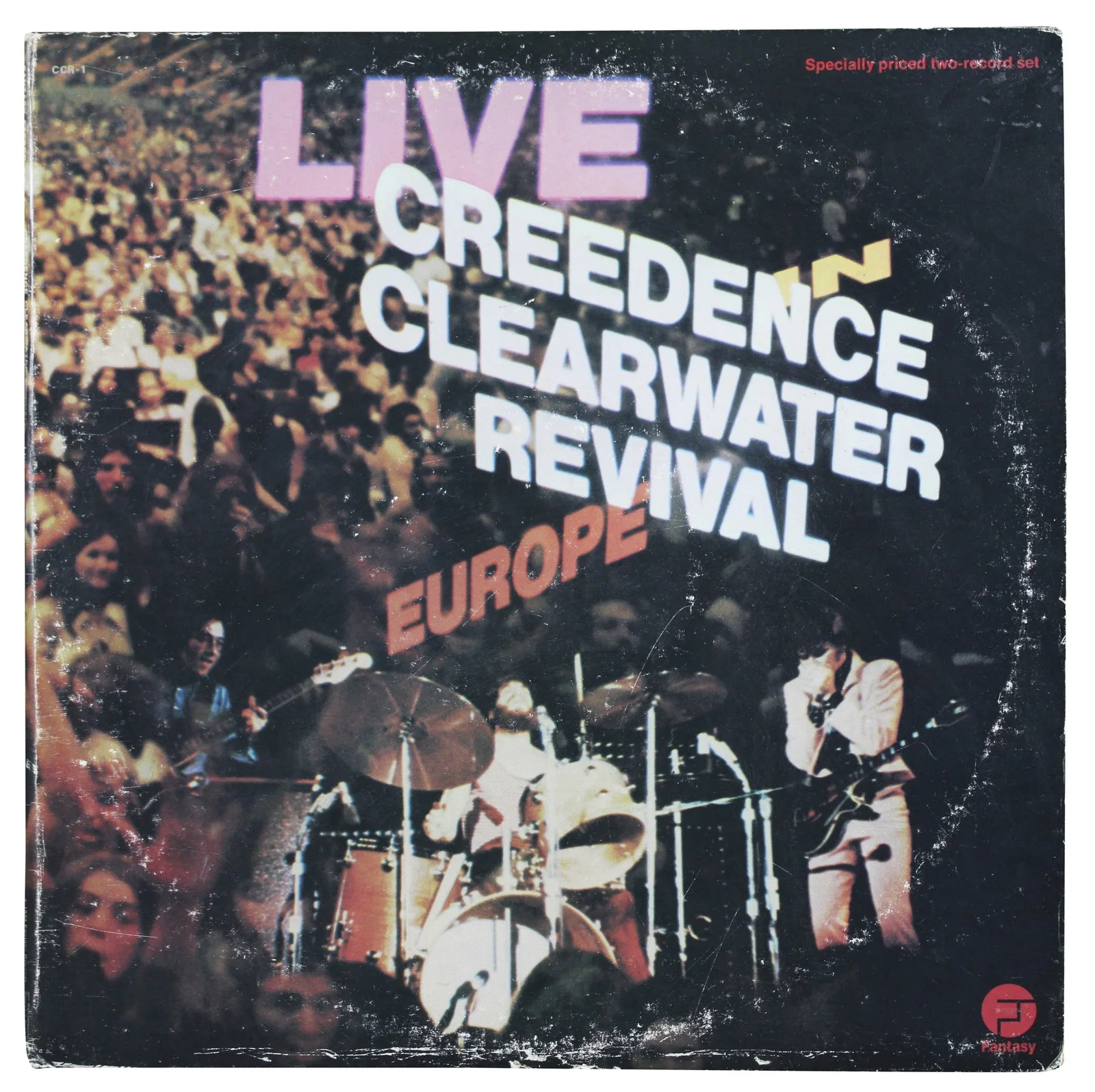 John Fogerty — John Fogerty Creedence Clearwater Revival Signed Live in Europe Album JSA, изображение 4