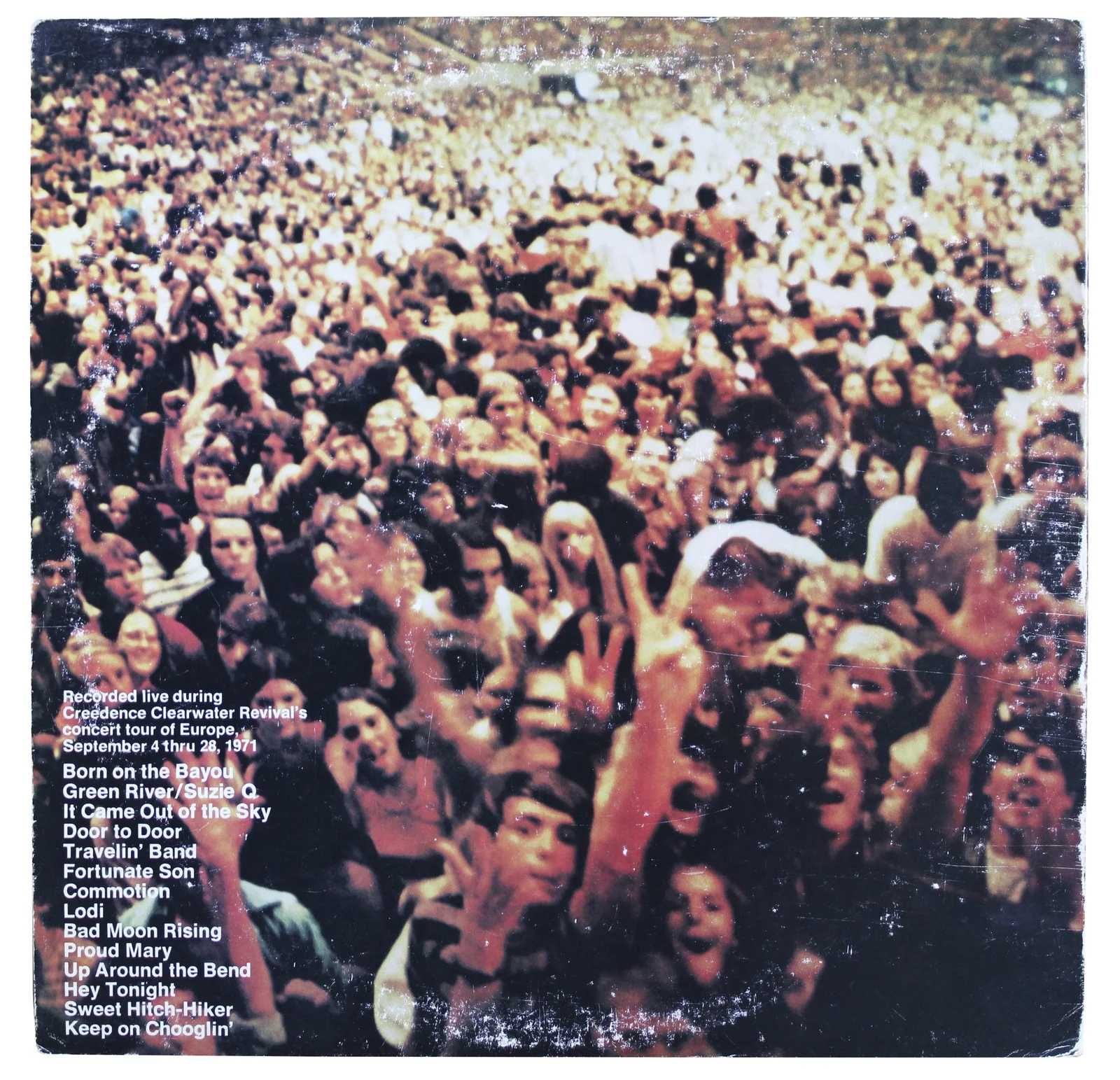 John Fogerty — John Fogerty Creedence Clearwater Revival Signed Live in Europe Album JSA, изображение 5