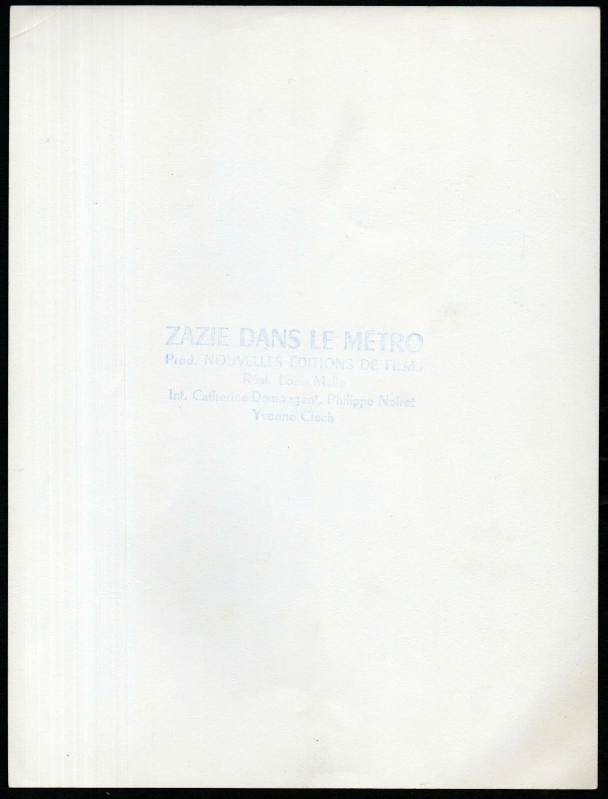 ZAZIE DANS LE METRO 1960 Louis Malle - Catherine Demongeot PORTRAIT, изображение 2
