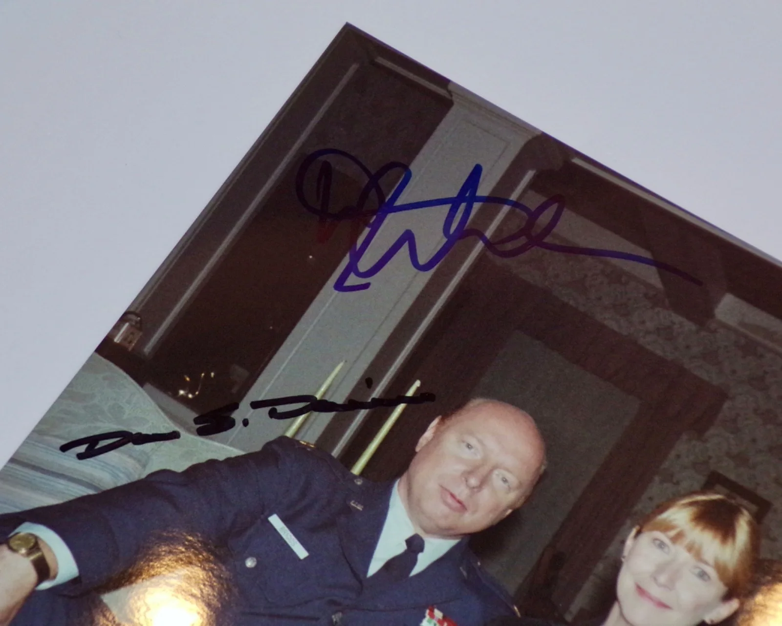Don S. Davis, Dana Ashbrook, Charlotte Stewart — TWIN PEAKS Cast: Don S Davis Dana Ashbrook Charlotte Stewart SIGNED 8x10 BAS COA, изображение 2