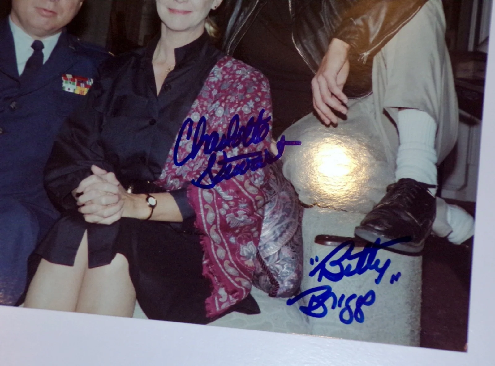 Don S. Davis, Dana Ashbrook, Charlotte Stewart — TWIN PEAKS Cast: Don S Davis Dana Ashbrook Charlotte Stewart SIGNED 8x10 BAS COA, изображение 3