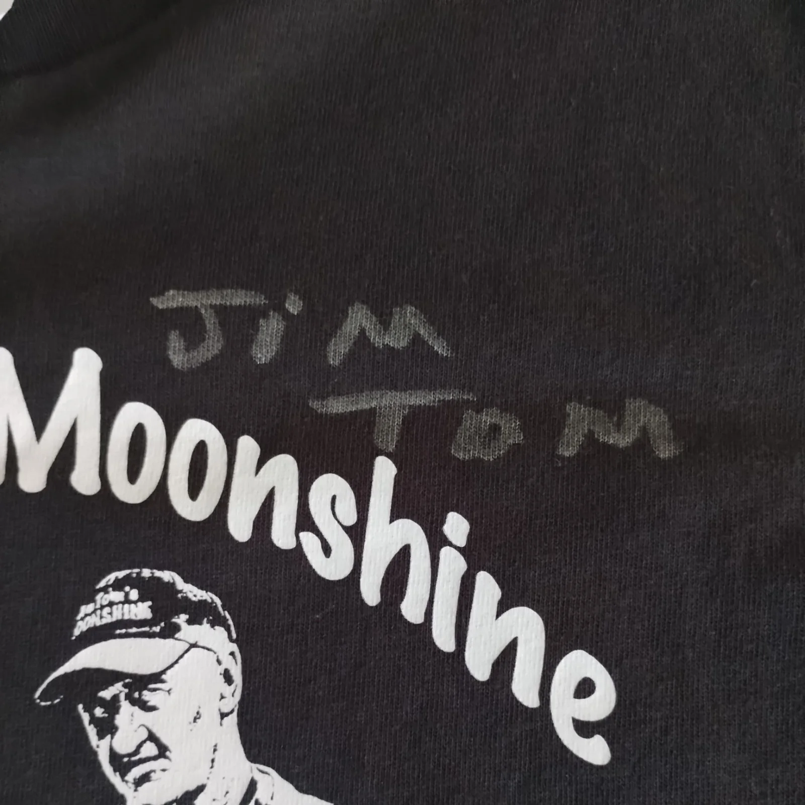Tim Smith — Jim Tom Very Rare Autograph T Shirt Maggie Valley Festival Moonshiners TV Show, изображение 4