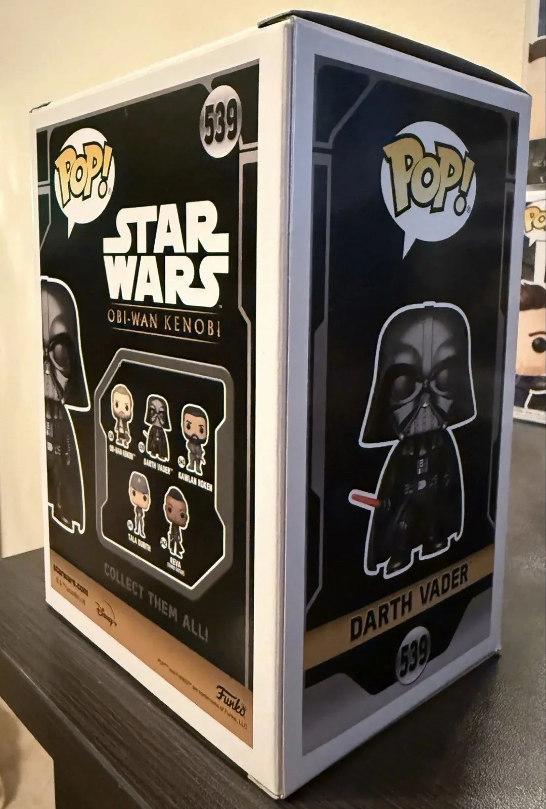 Funko Pop Star Wars Darth Vader Tom O'Connell Signed Figure OCG Authenticated, image 3