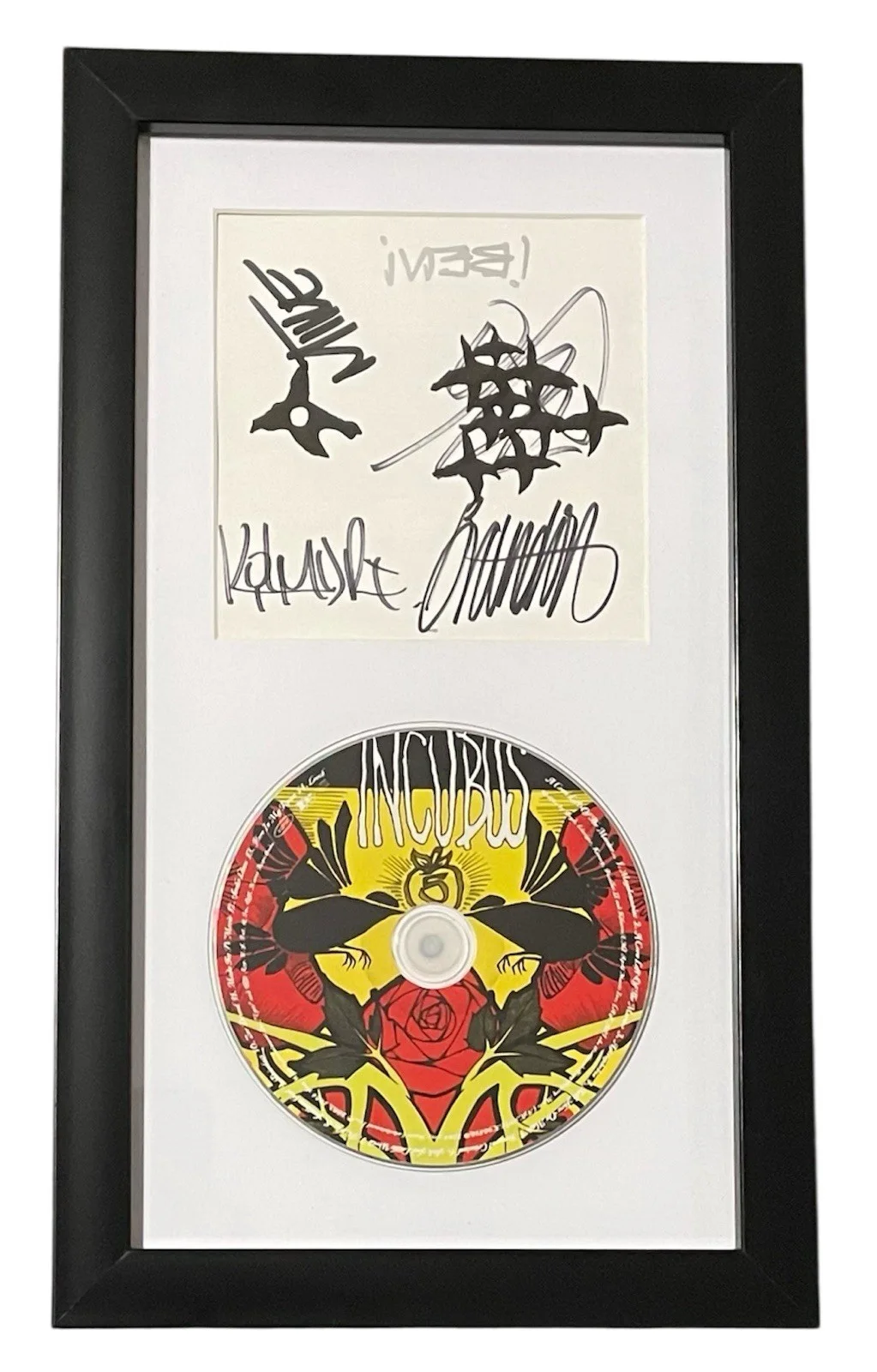 Incubus Signed Autographed A Crow Left Of Murder Framed CD JSA Brandon Boyd +4, изображение 2