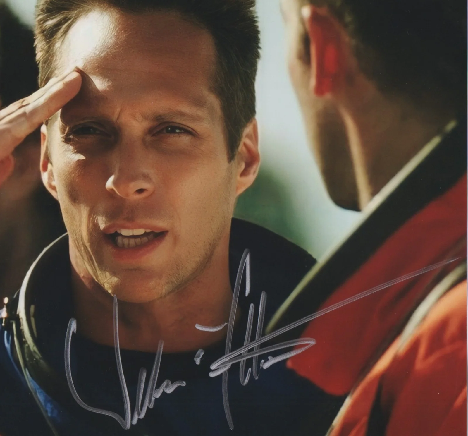 WILLIAM FICHTNER hand-signed ARMAGEDDON 8x10 uacc rd coa FANTASTIC COLOR CLOSEUP, изображение 2