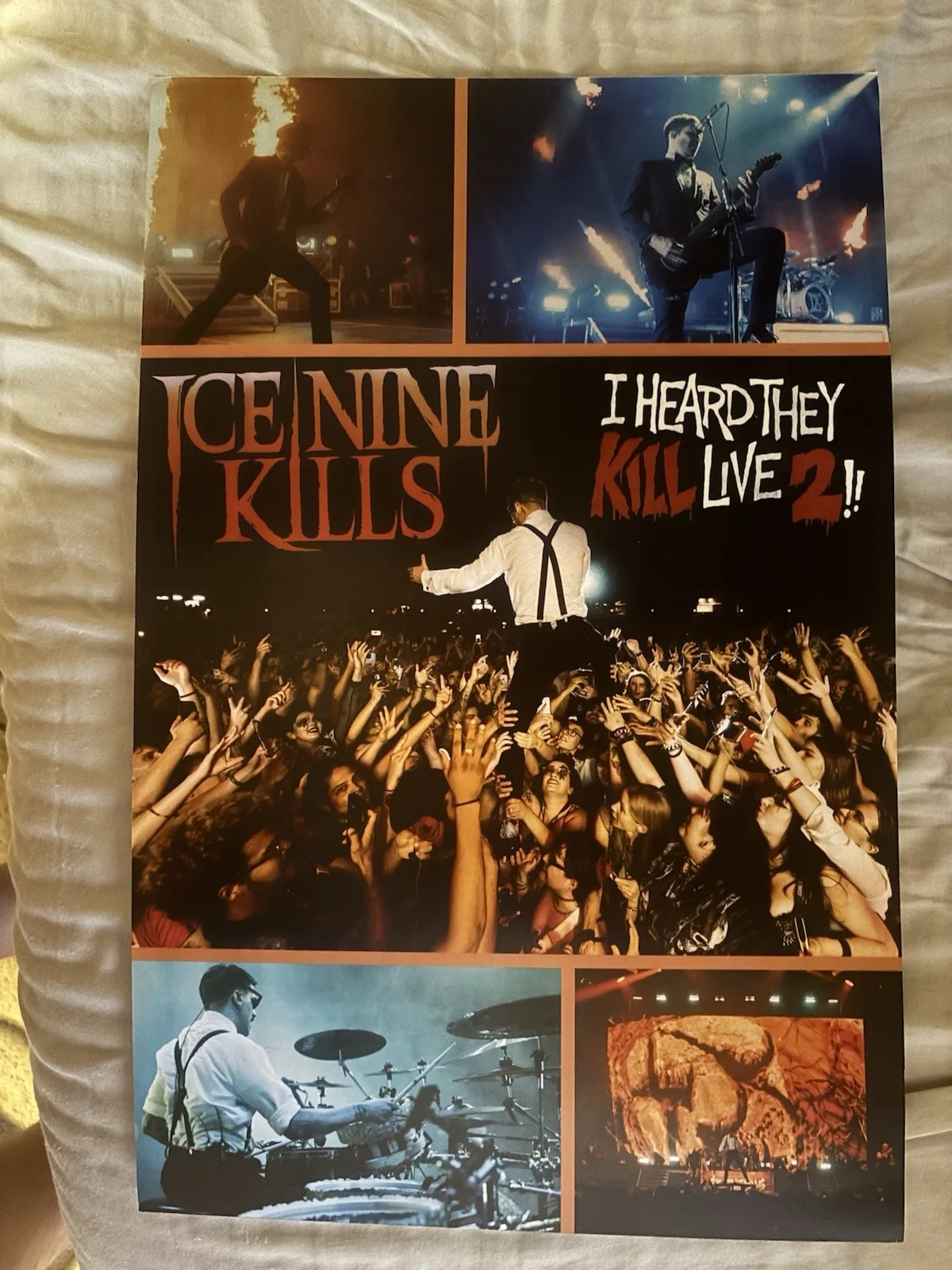 Ice Nine Kills: I Hear They Kill Live 2 Signed Poster, image 3
