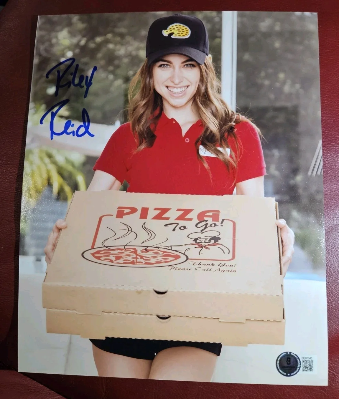 Riley Reid — Riley Reid Signed 8x10 Photo Adult Star Autographed Beckett COA