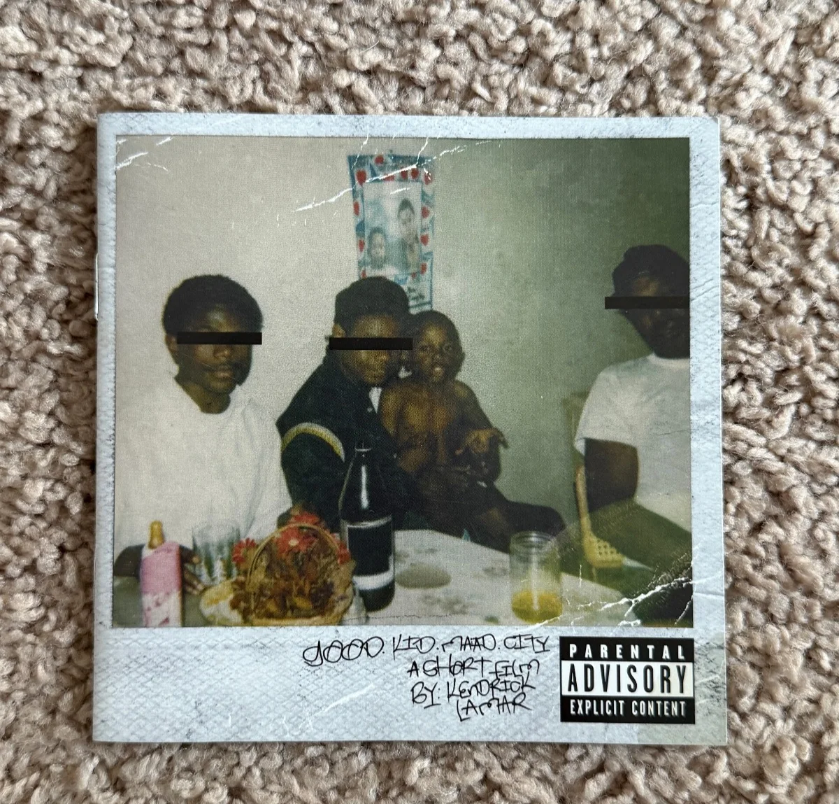 Kendrick Lamar signed M.A.A.D. City CD Insert JSA COA Rare Rap Auto Z2499, image 3