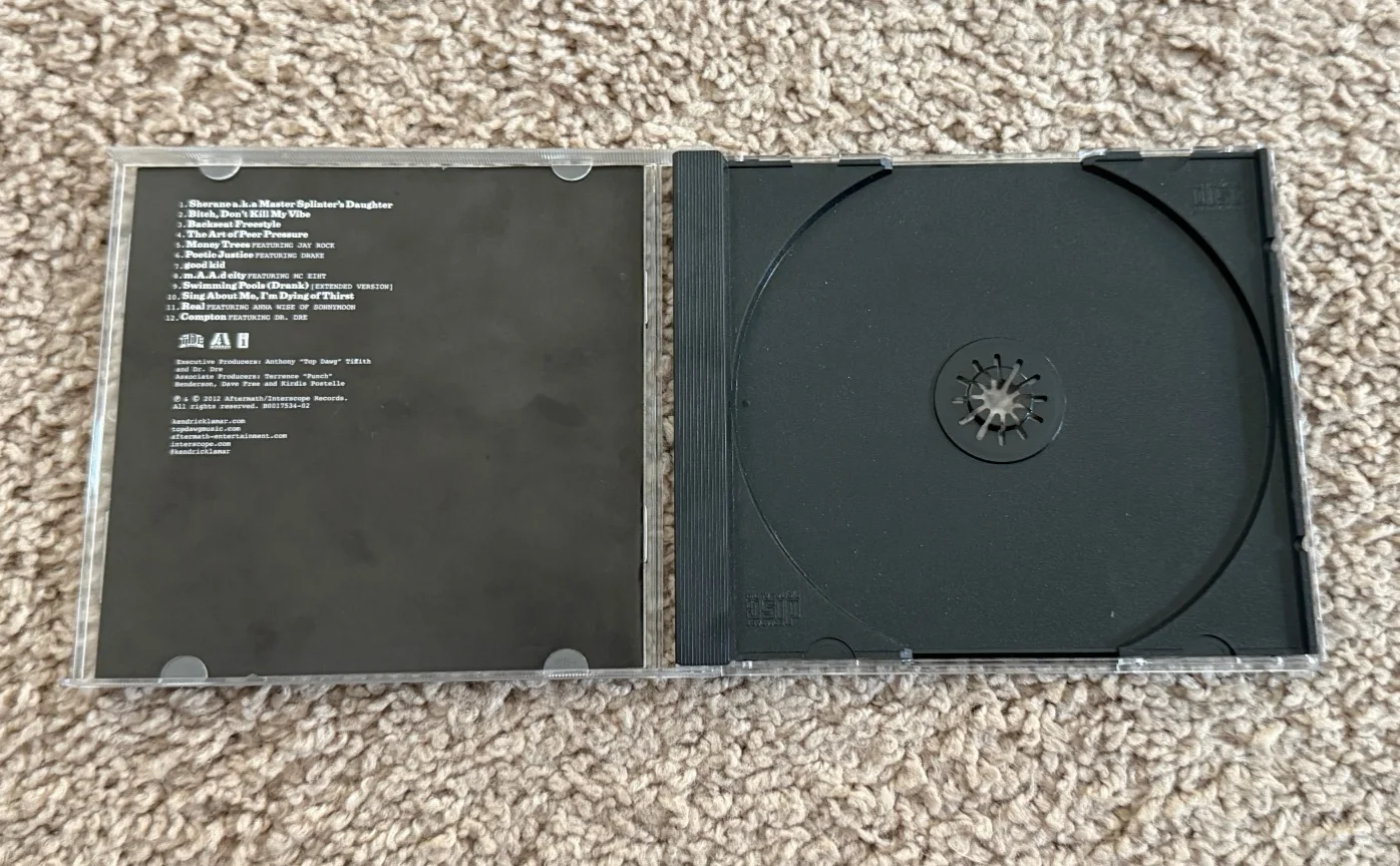 Kendrick Lamar signed M.A.A.D. City CD Insert JSA COA Rare Rap Auto Z2499, image 4
