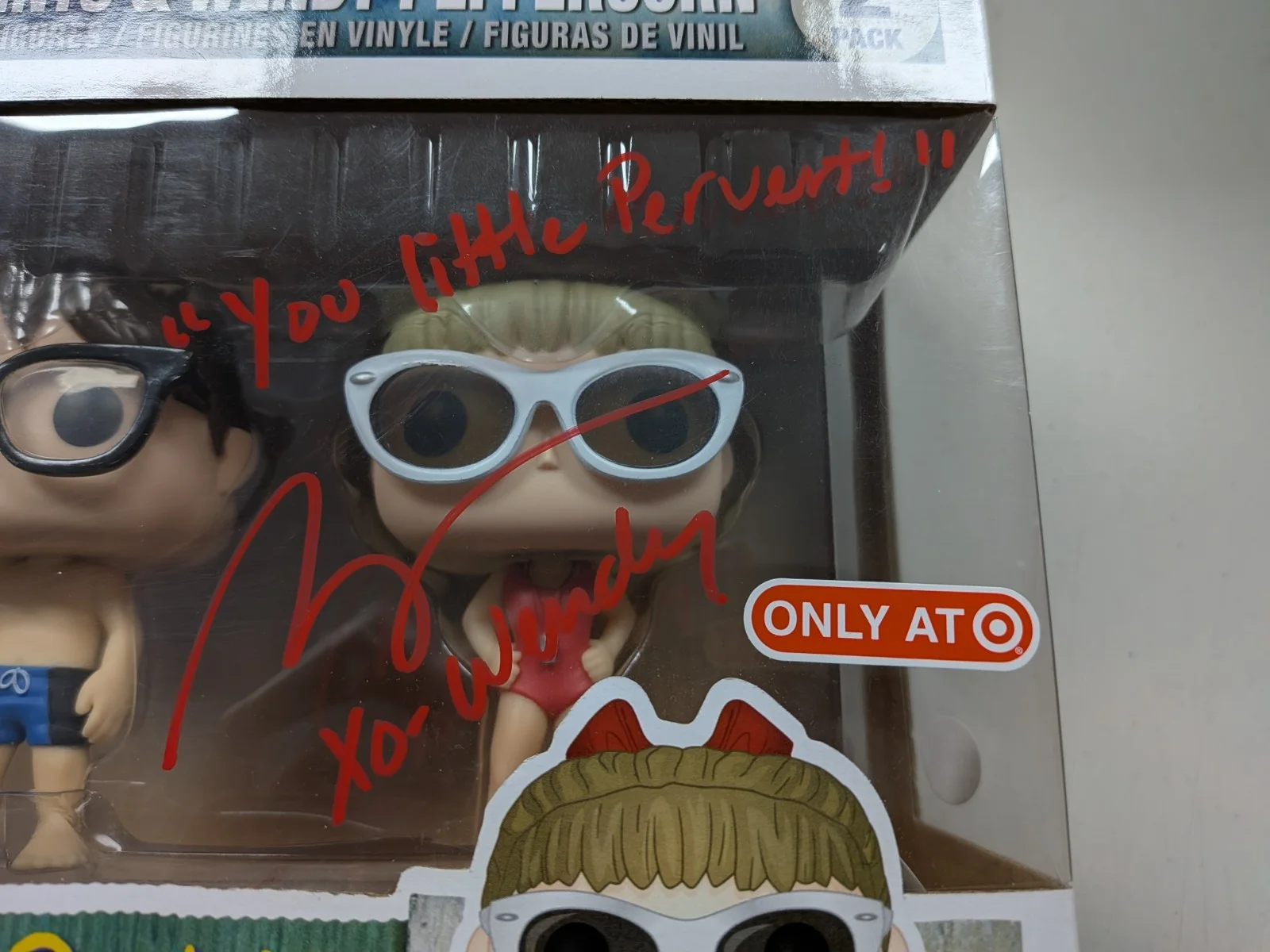 MARLEY SHELTON Signed FUNKO POP Target Sandlot Wendy Peffercorn Inscription JSA, изображение 2