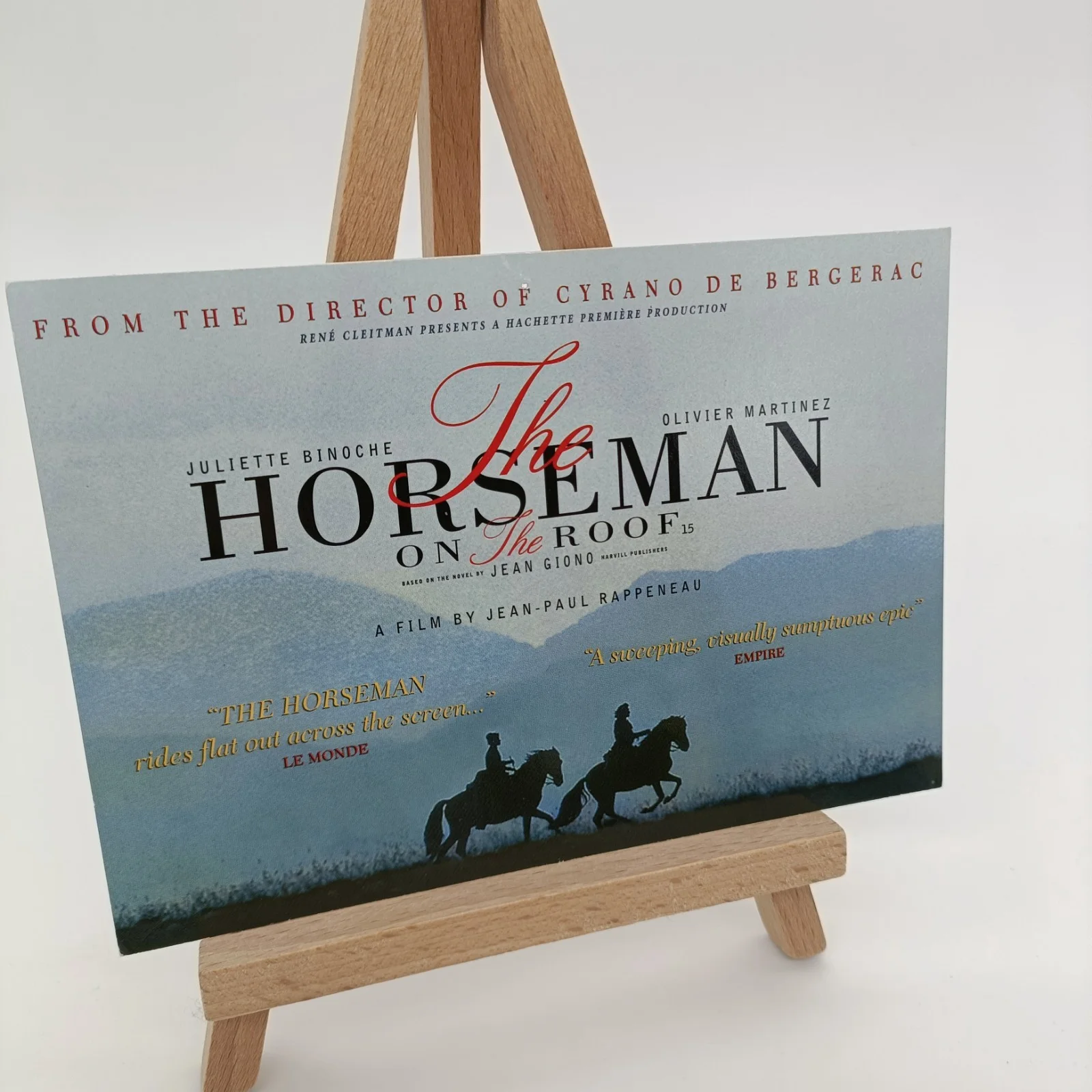 The Horseman on the Roof 1995 Film Postcard Juliette Binoche Olivier Martinez, изображение 5