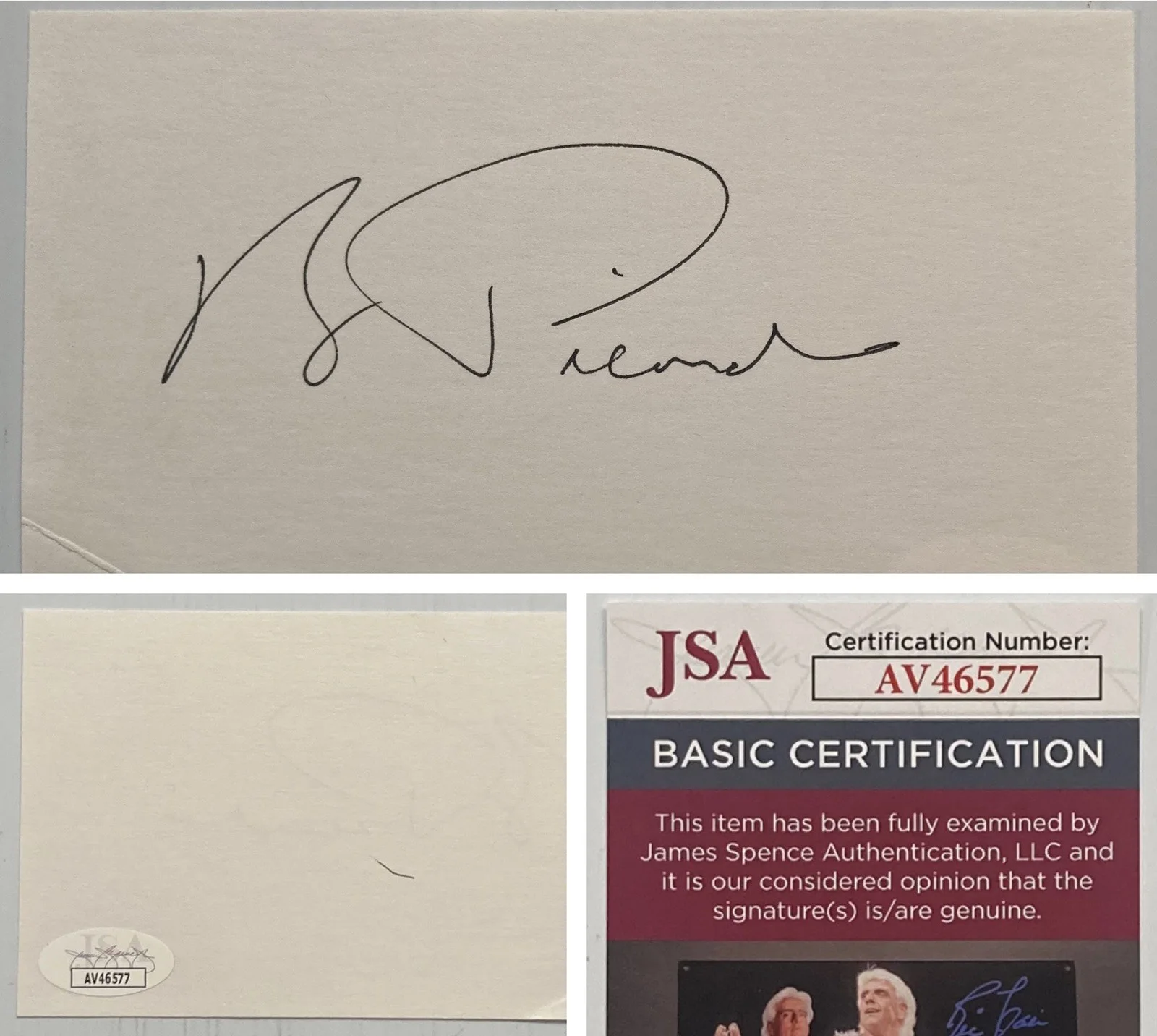 Robert Picardo — ST Voyager Robert Picardo Signed Autograph 3x5 Index Card - JSA Cert - FREE S&H!