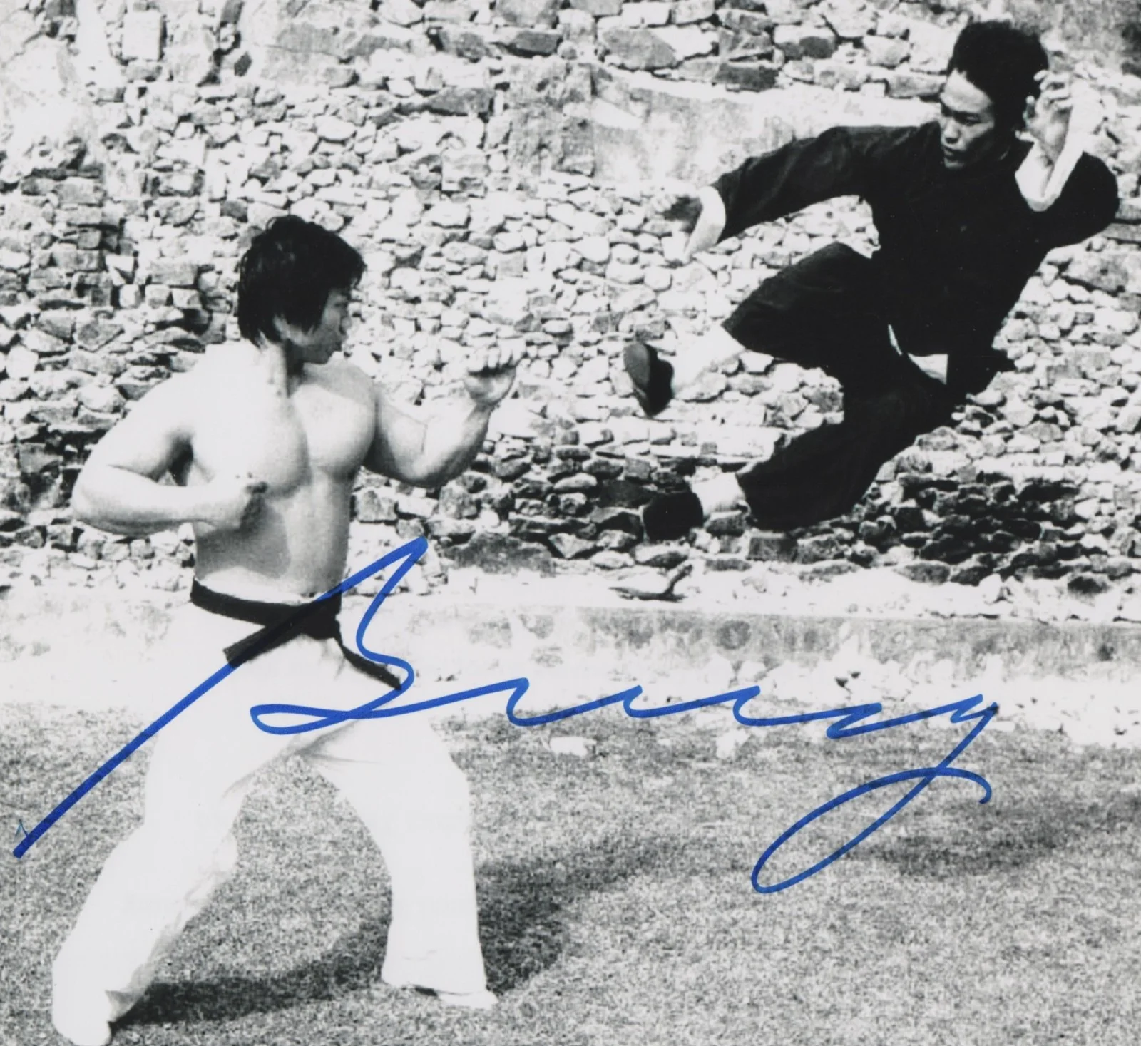 BOLO YEUNG hand-signed BRUCE LEE MARTIAL ARTS 8x10 uacc rd coa ENTER THE DRAGON, image 2