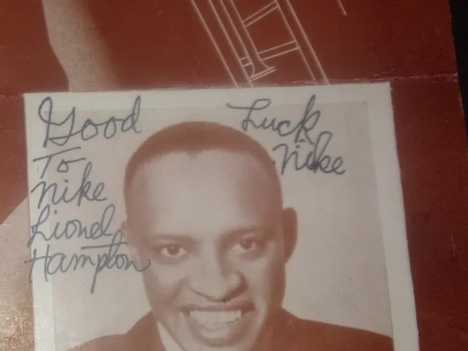 Lionel Hampton Jazz bandleader signed sheet music HEY! BA-BA-RE-BOP, изображение 2