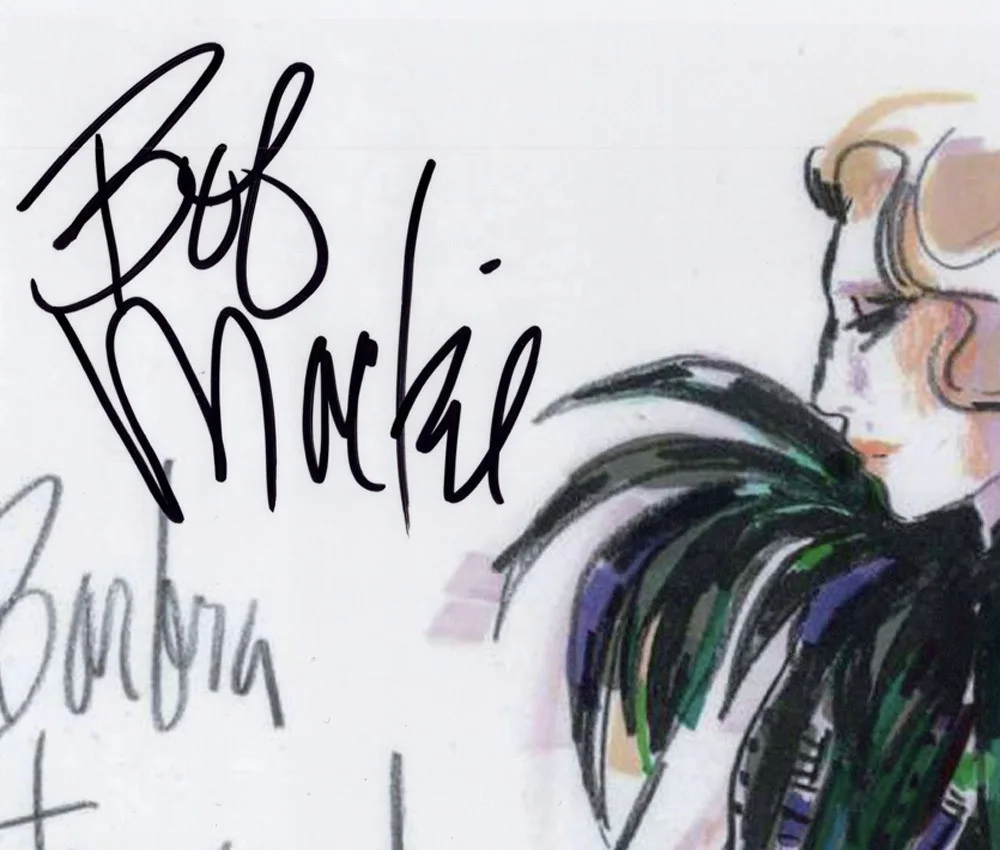 Bob Mackie — Bob Mackie signed Autograph 8x10 Photo b FASHION DESIGNER Naked Illusion JSA COA, изображение 4
