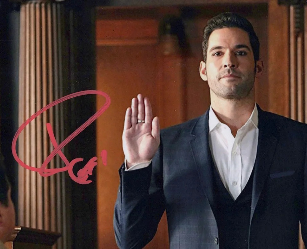 Tom Ellis — Tom Ellis signed "LUCIFER" 8x10 Photo EXACT PROOF f CIA Auto SEXY Hot PSA COA, изображение 5