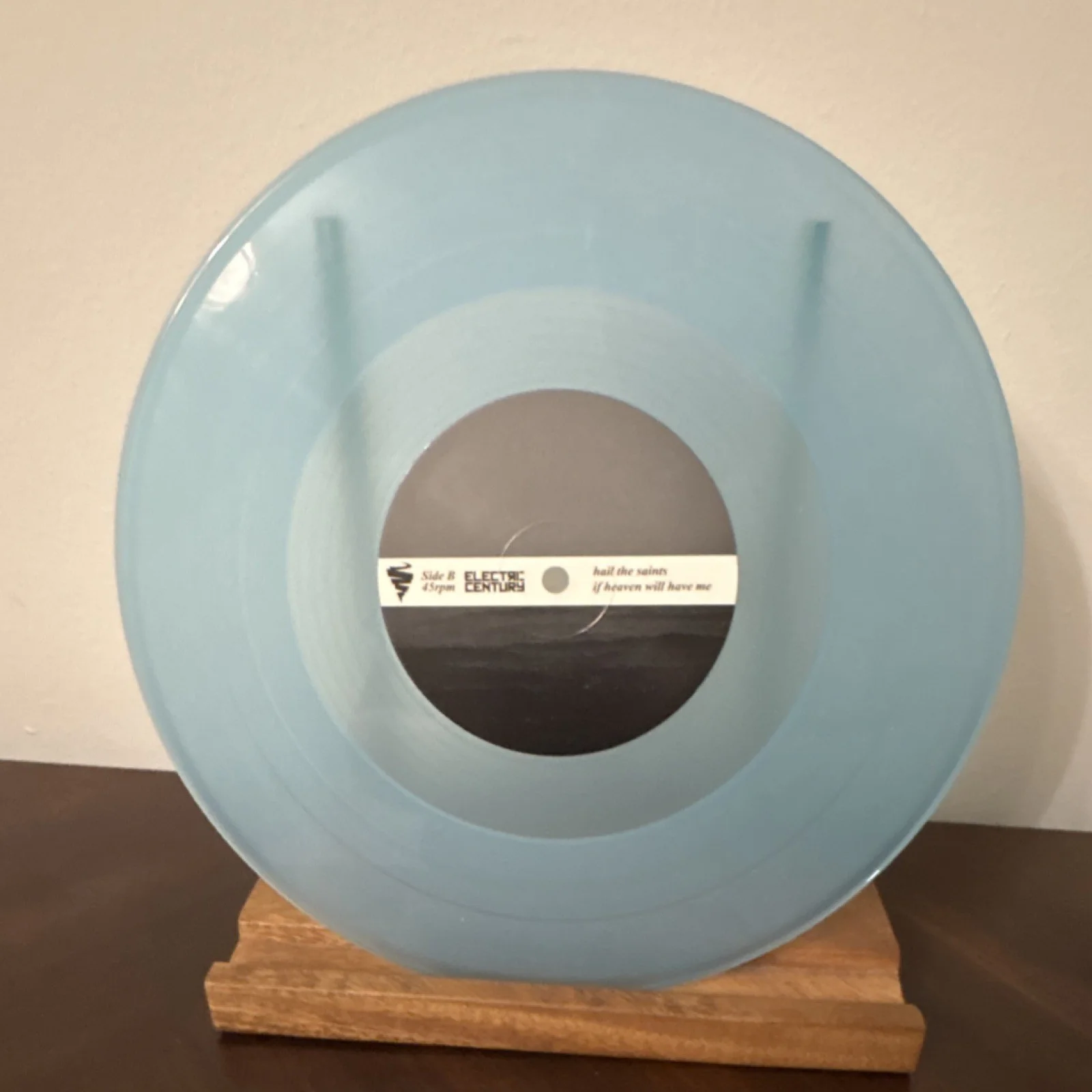 Electric Century Autographed Blue Vinyl Record, image 5