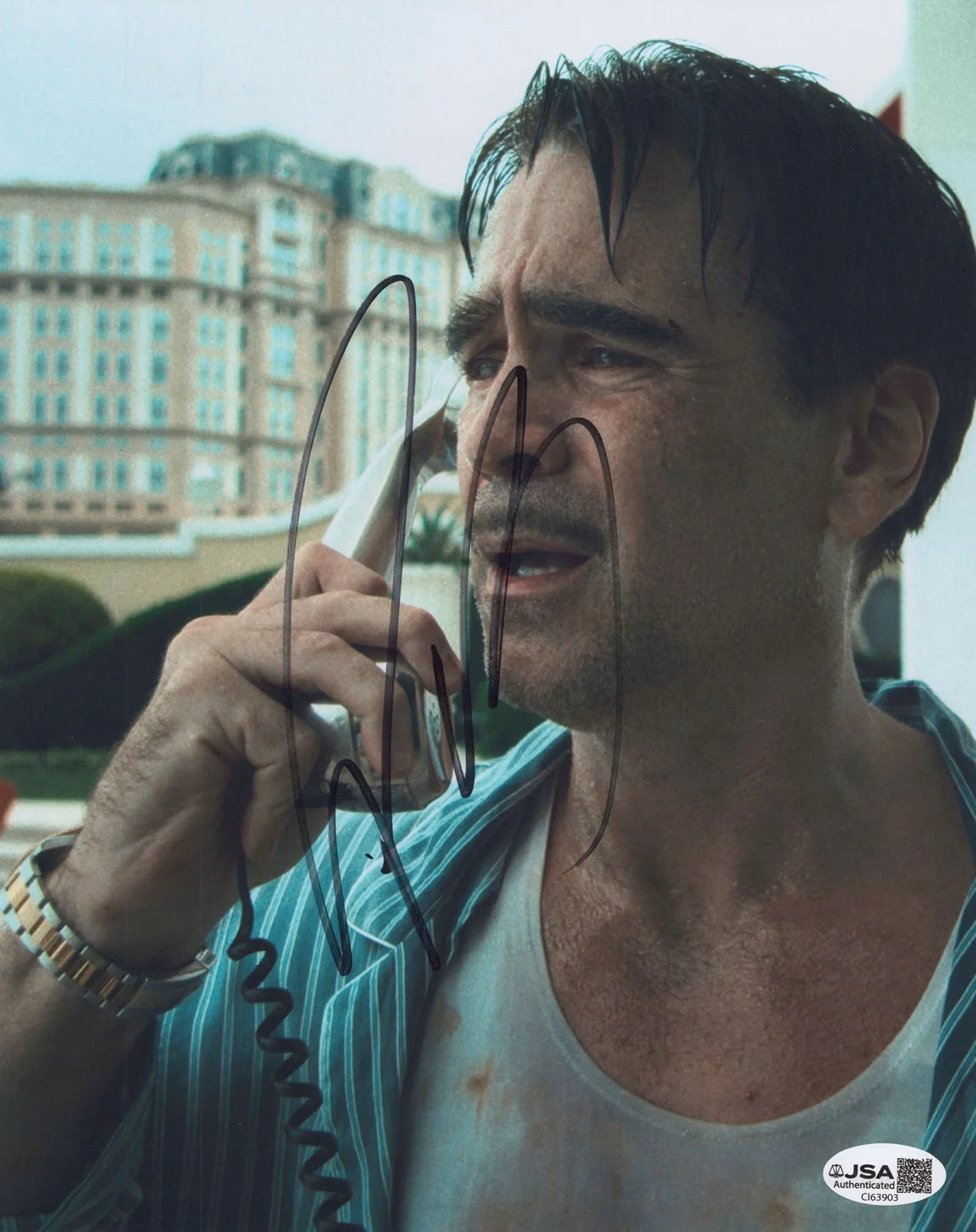 Colin Farrell — Colin Farrell signed "BALLAD OF A SMALL PLAYER" 8x10 Photo B The Penguin JSA COA, изображение 4