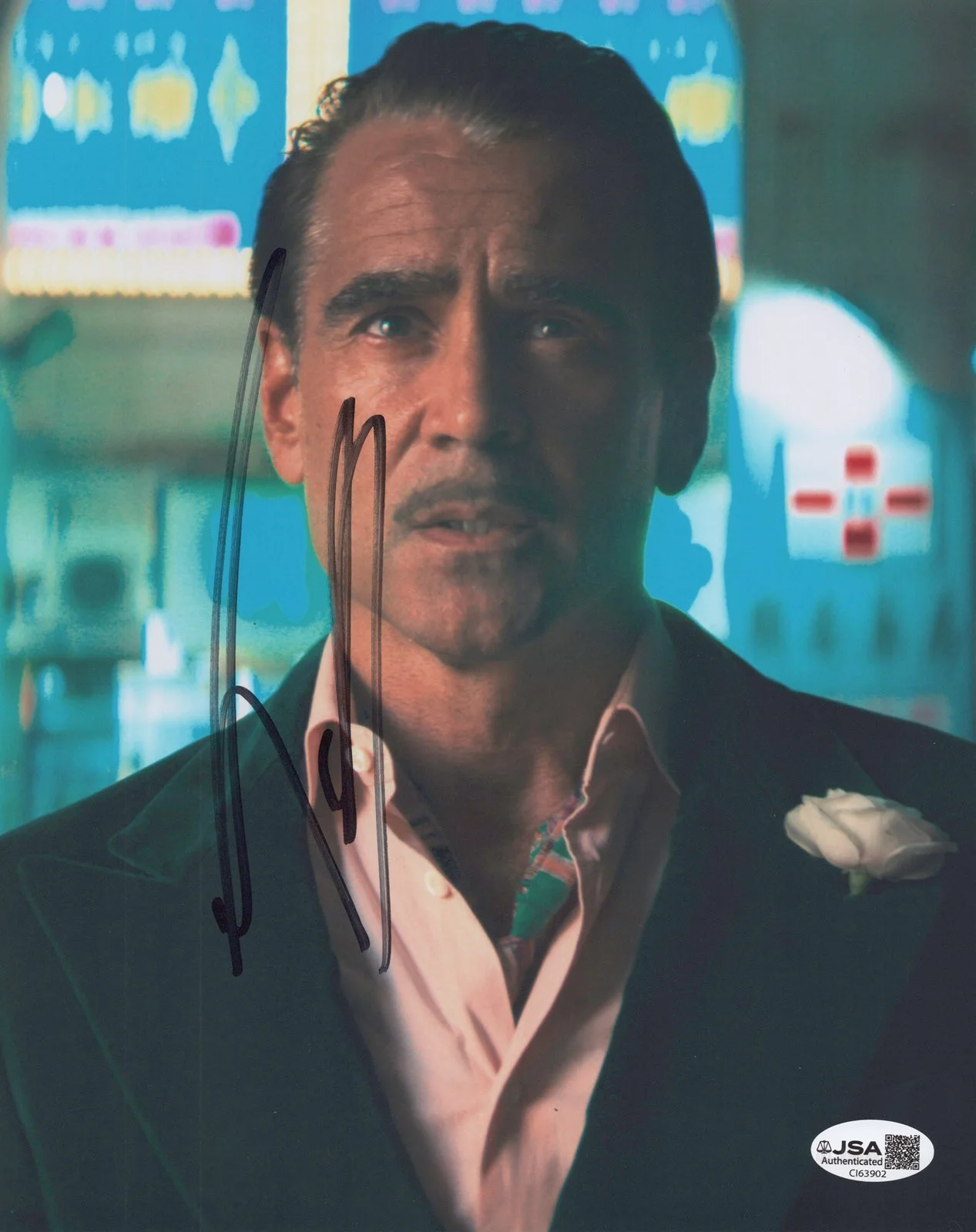 Colin Farrell — Colin Farrell signed "BALLAD OF A SMALL PLAYER" 8x10 Photo EXACT PROOF a JSA COA, image 5