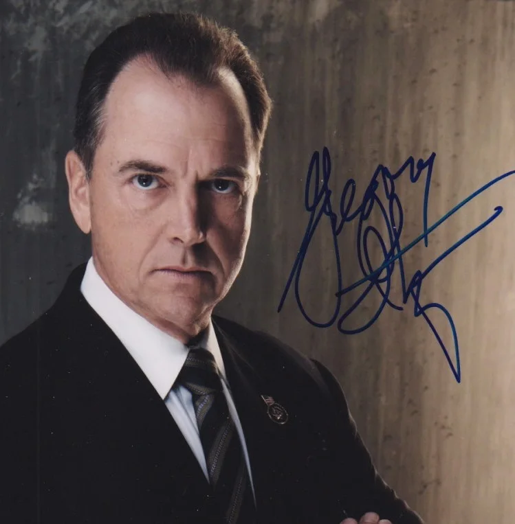 GREGORY ITZIN signed 24 color 8x10 w/ coa PRESIDENT LOGAN CLOSEUP stunning DEC'D, изображение 2
