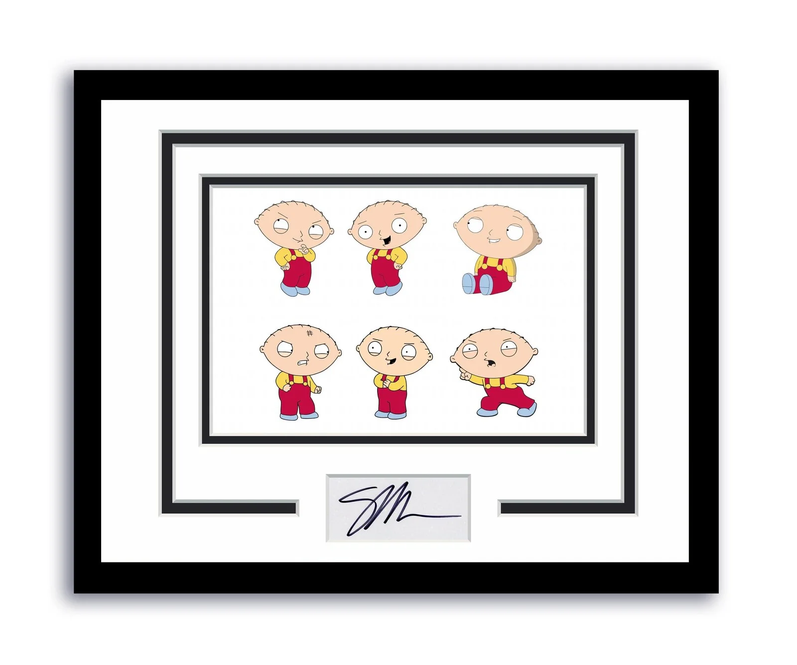 Seth MacFarlane — Family Guy Stewie Seth MacFarlane Autographed Signed 11x14 Framed Photo ACOA