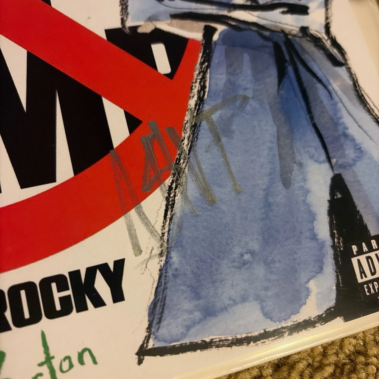A$AP Rocky & Tim Burton Signed Don't Be Dumb GR1M Variant, image 2