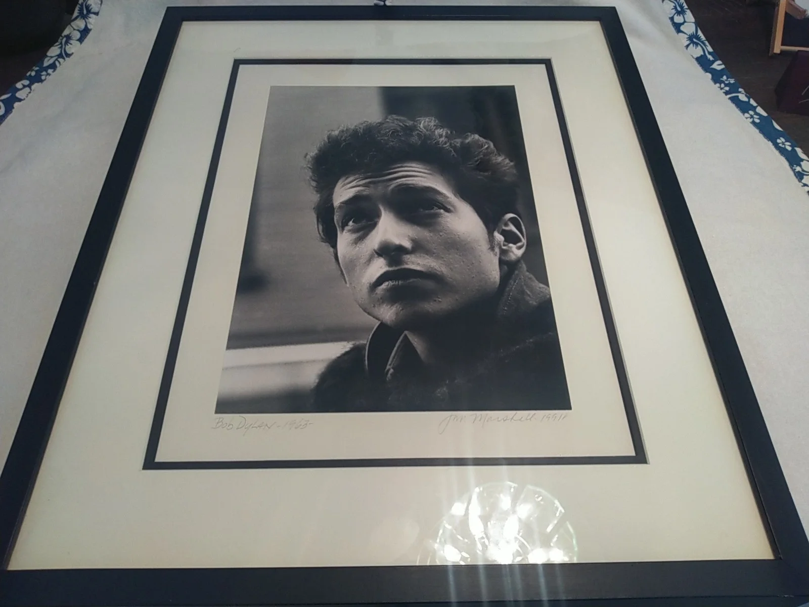 Jim Marshall Framed Photogragh of Bob Dylan - Signed - B&W STUNNING!, image 4
